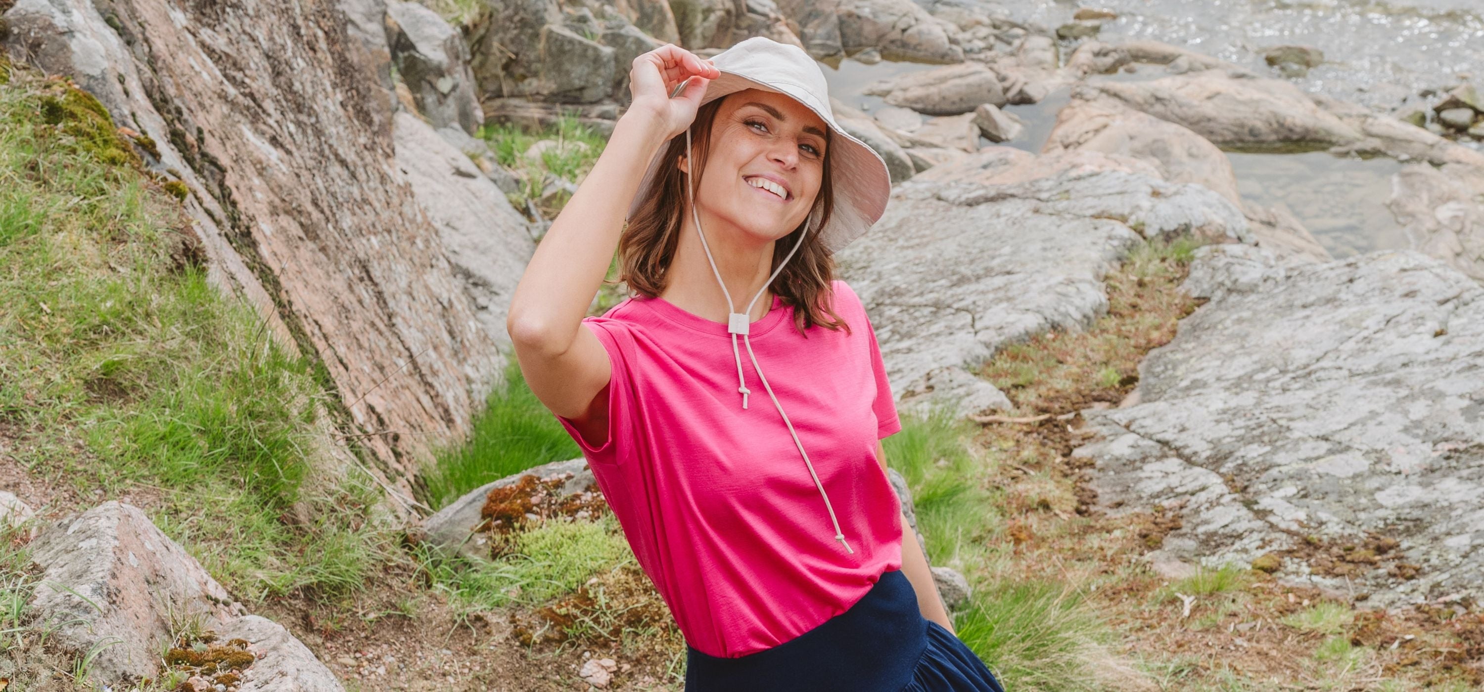 Naisten merinovilla t-paita