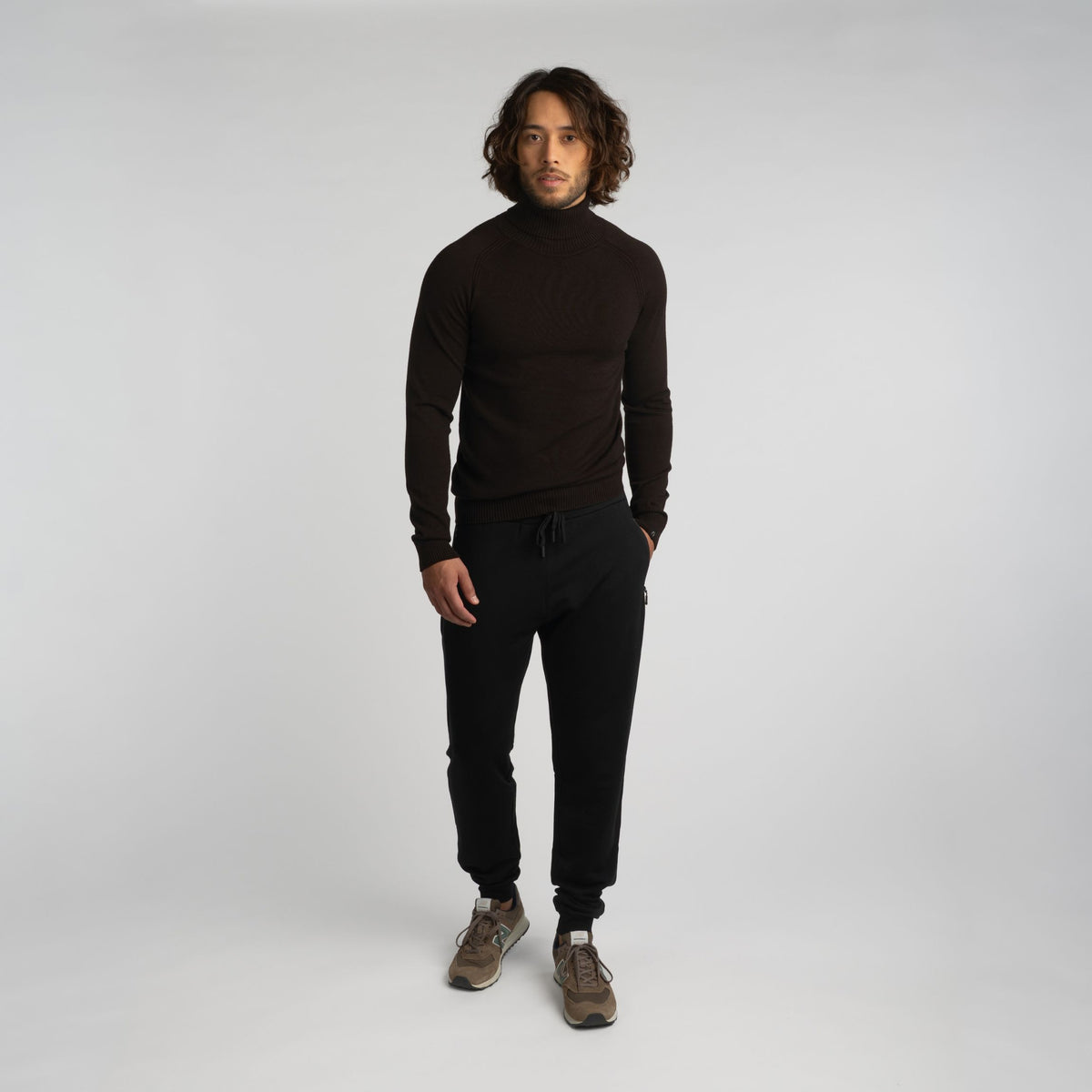 Finley merinofleece housut M - musta