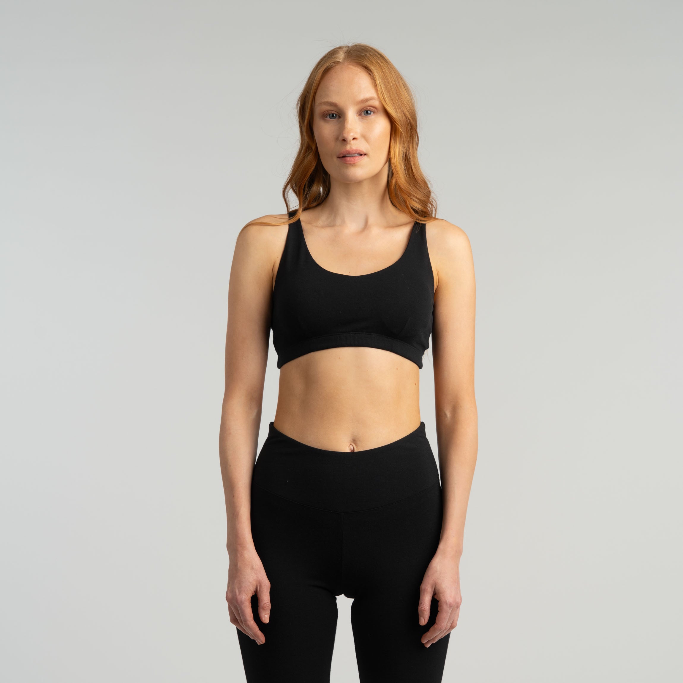 Mona Merino-Bralette-Top W - Schwarz