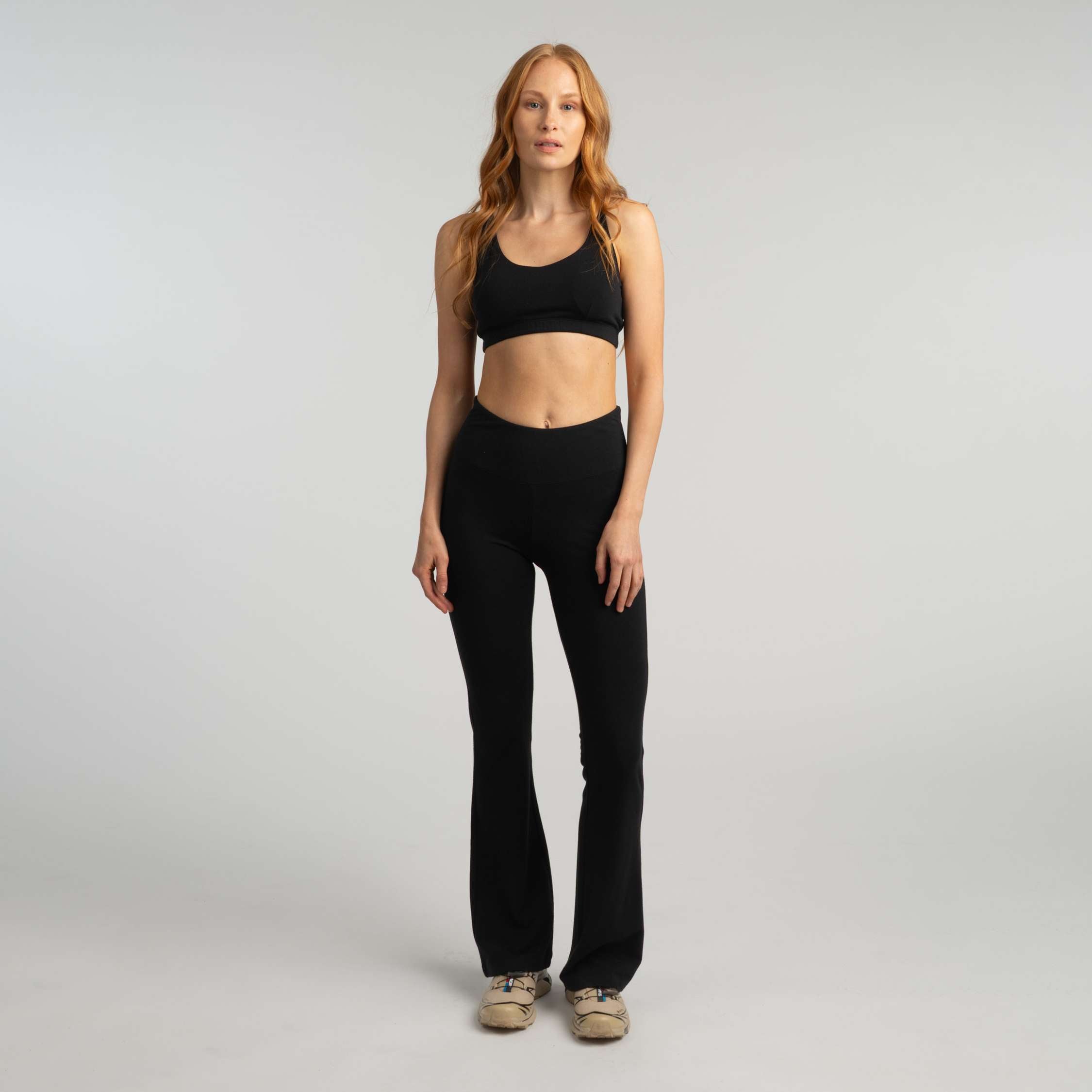 Mona brassière en mérinos W - Noir