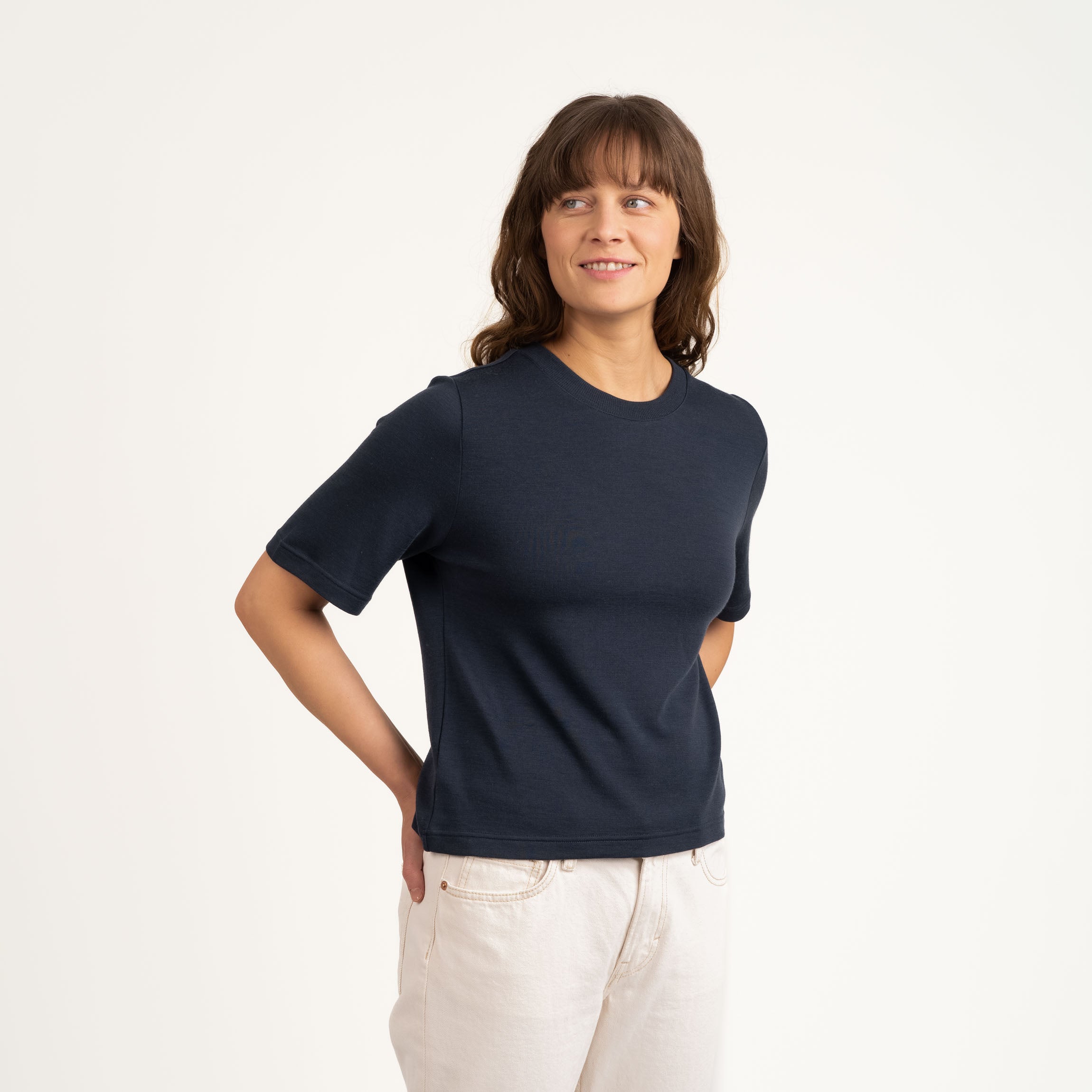 The model is 178 cm and wears size S.