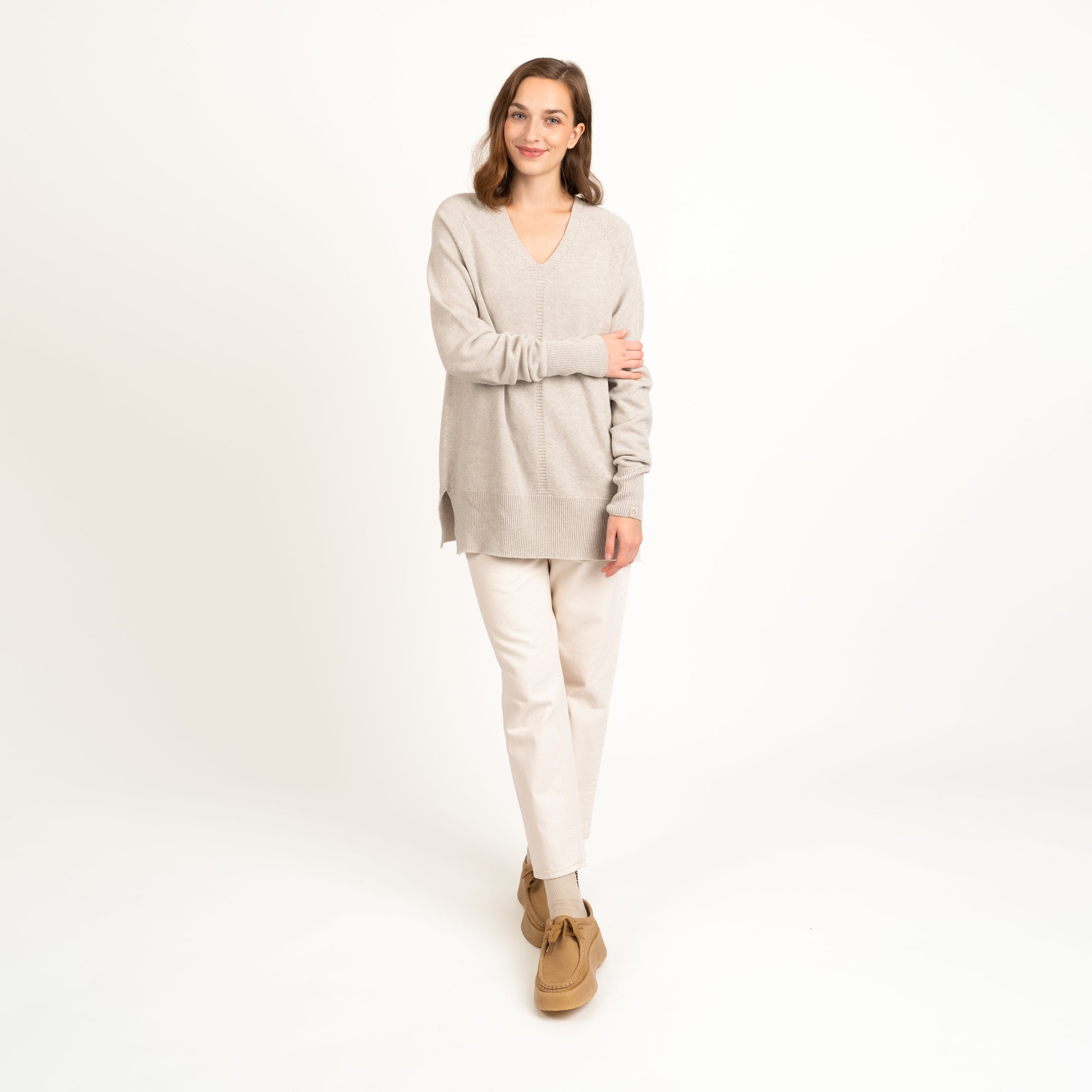 The model is 175 cm and wears size S.