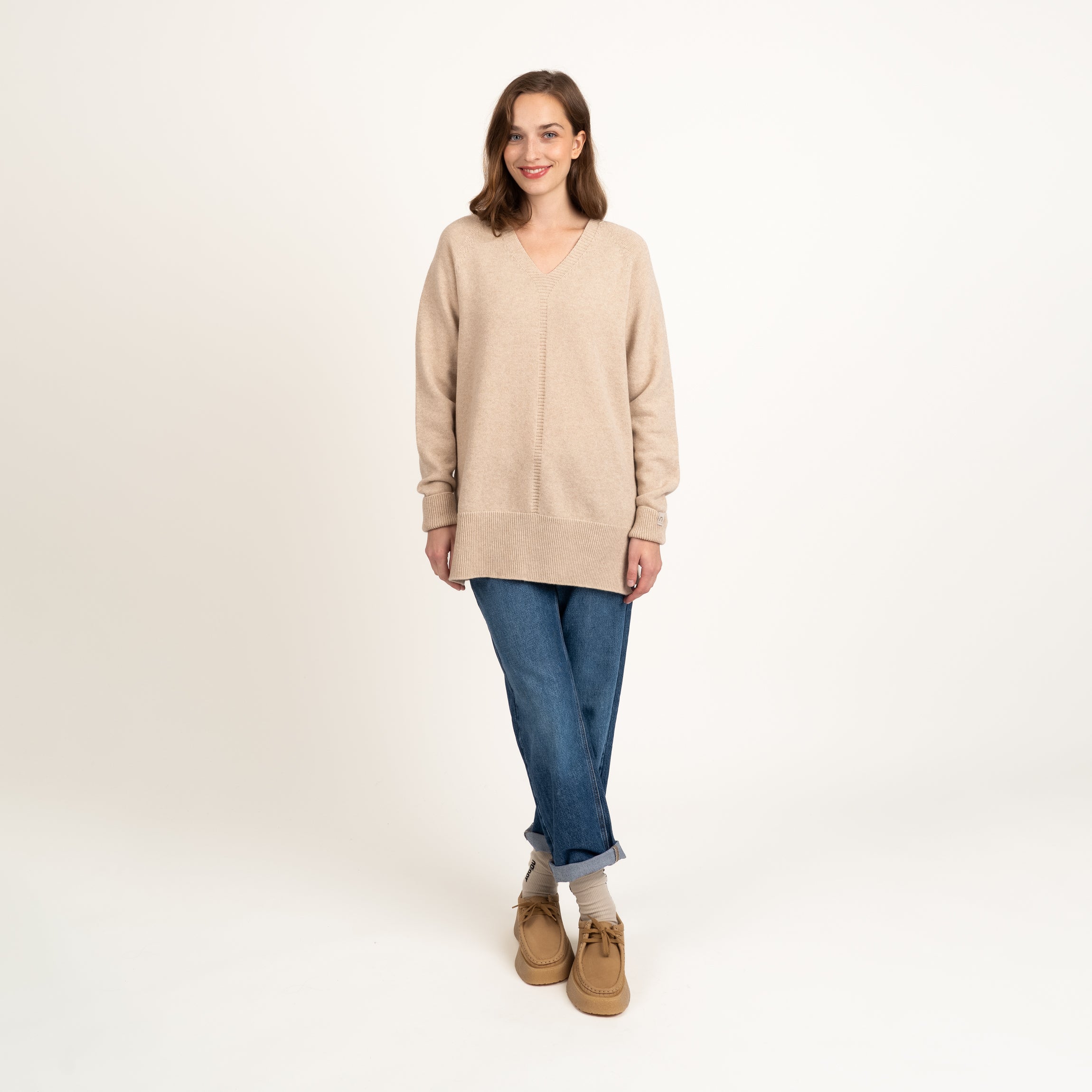 The model is 175 cm and wears size S.