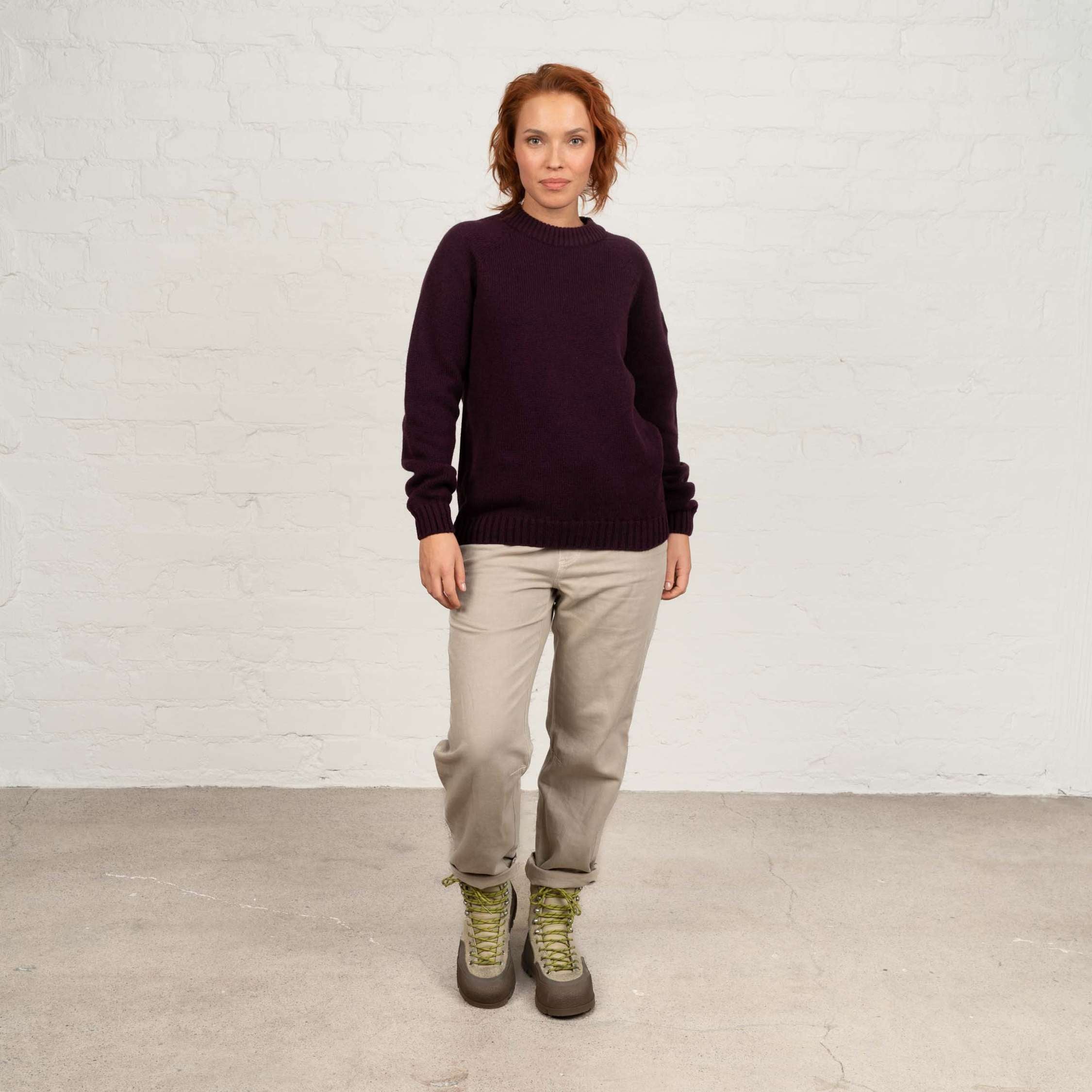 The model is 173 cm and wears size M.