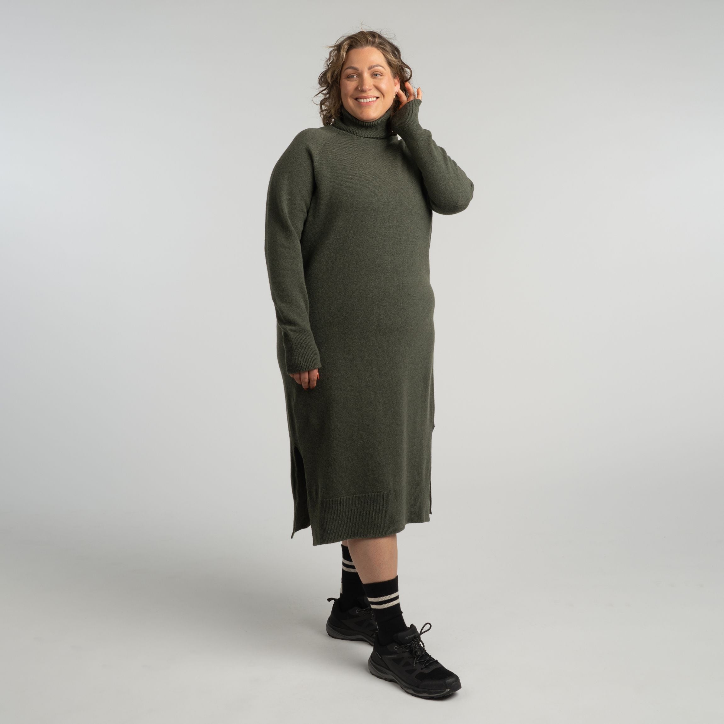 Abito in merino da donna Tunturi - ortica