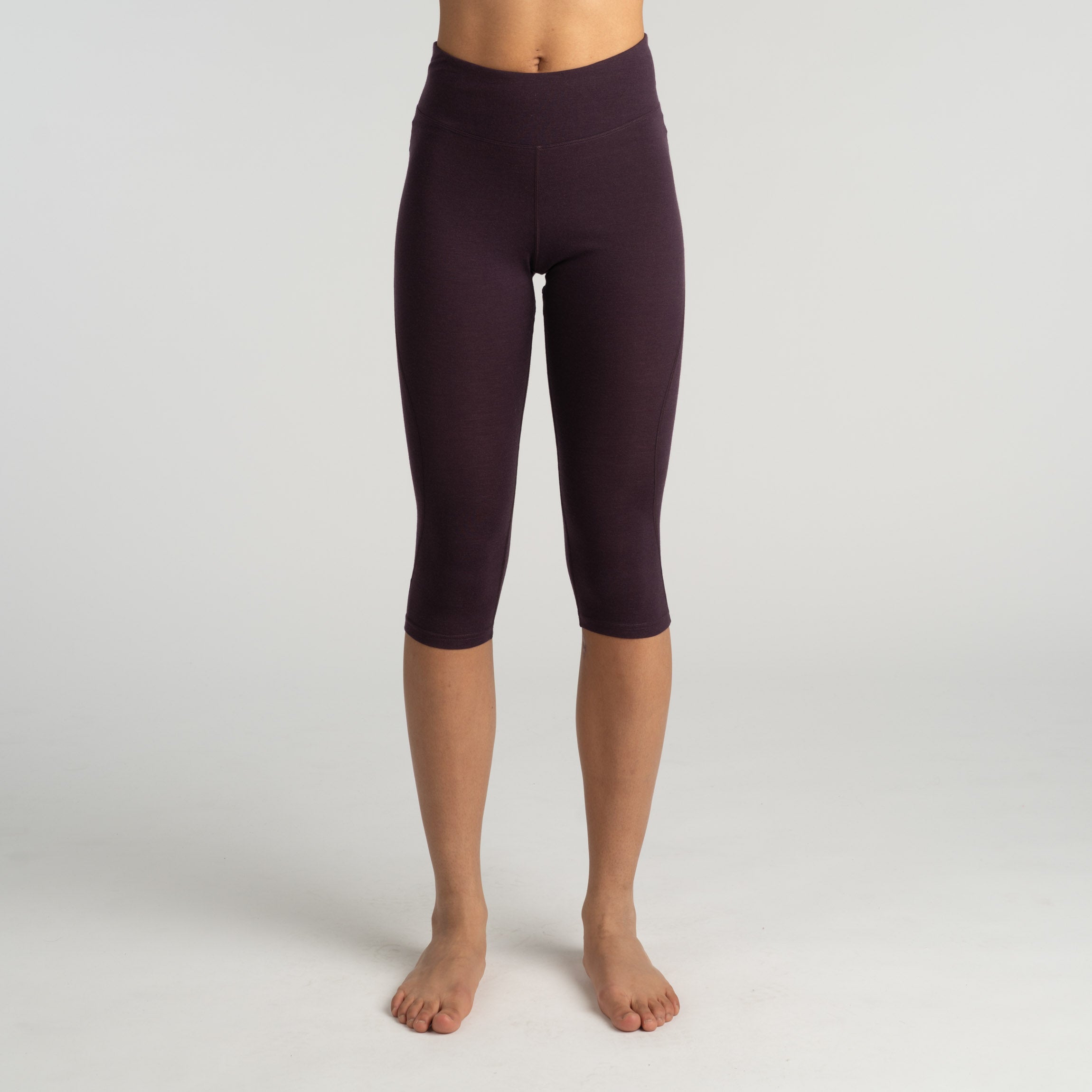 Motion 150 base layer 3/4-Merinohose W - Aubergine