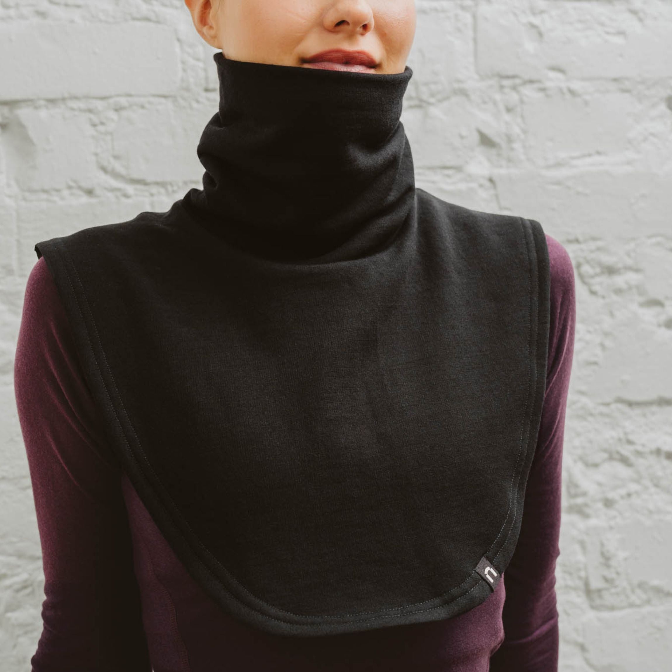 Paksu merinokauluri - musta