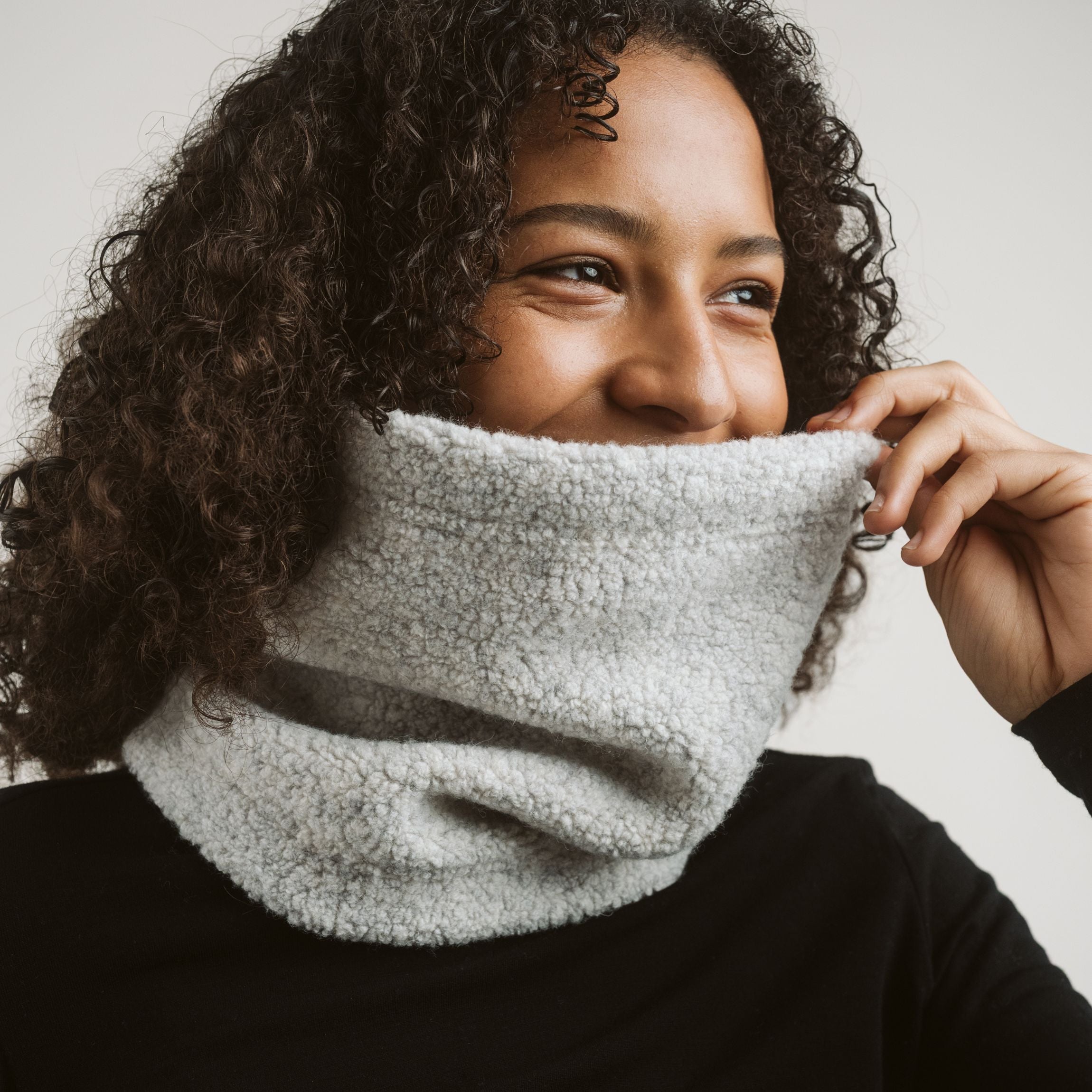 Zia villafleece kauluri - kyyhkynharmaa