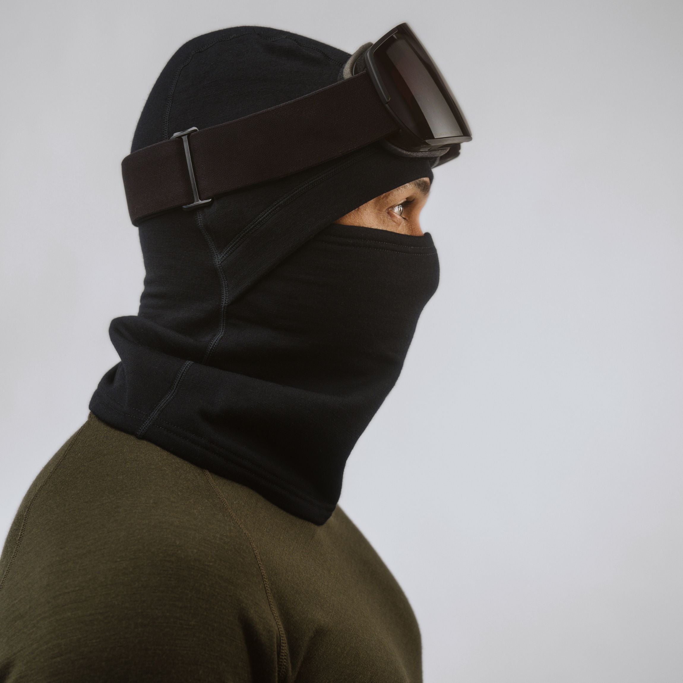 Arctic 250 capuche casque en mérinos - noir