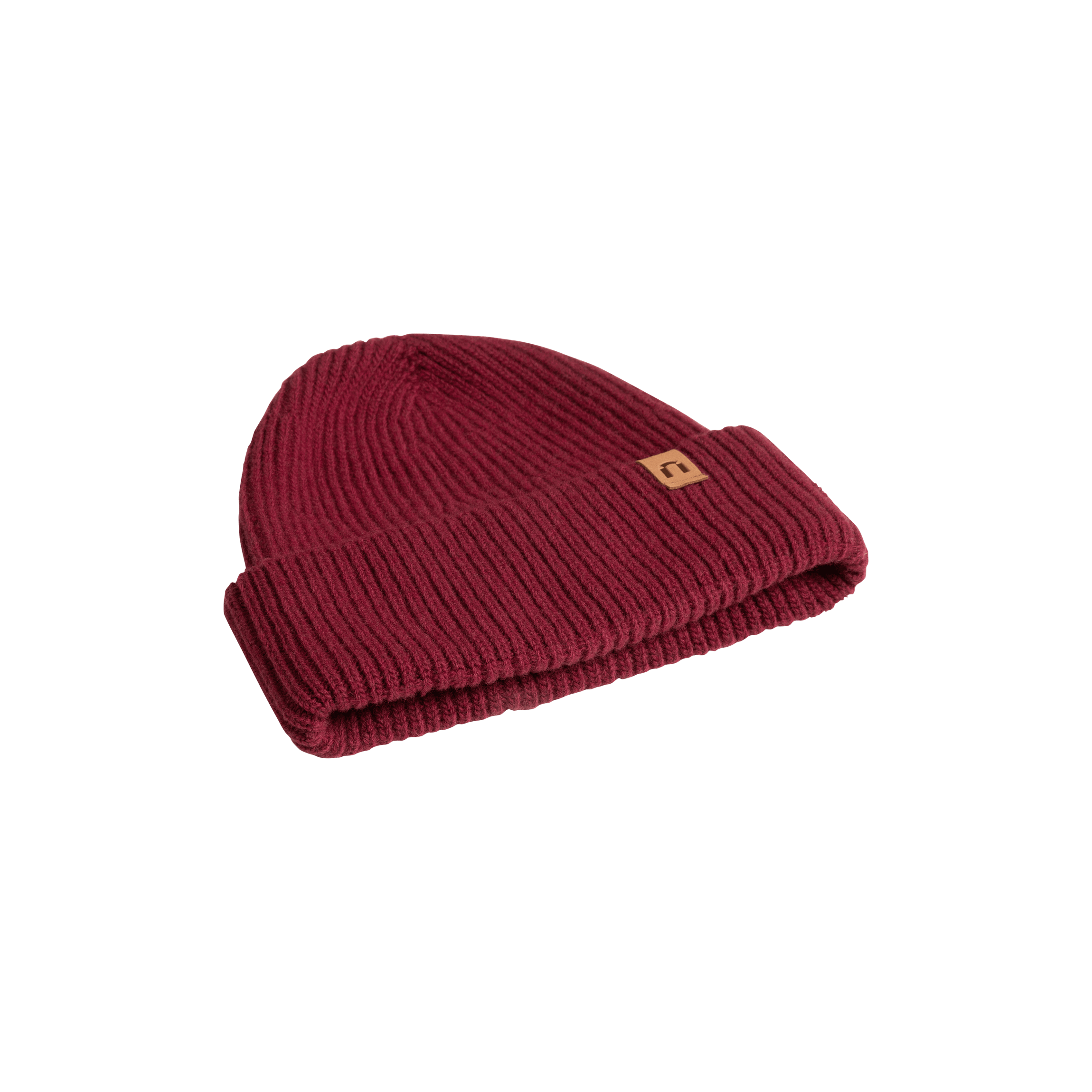 Berretto in merino Huuru - mauve scuro