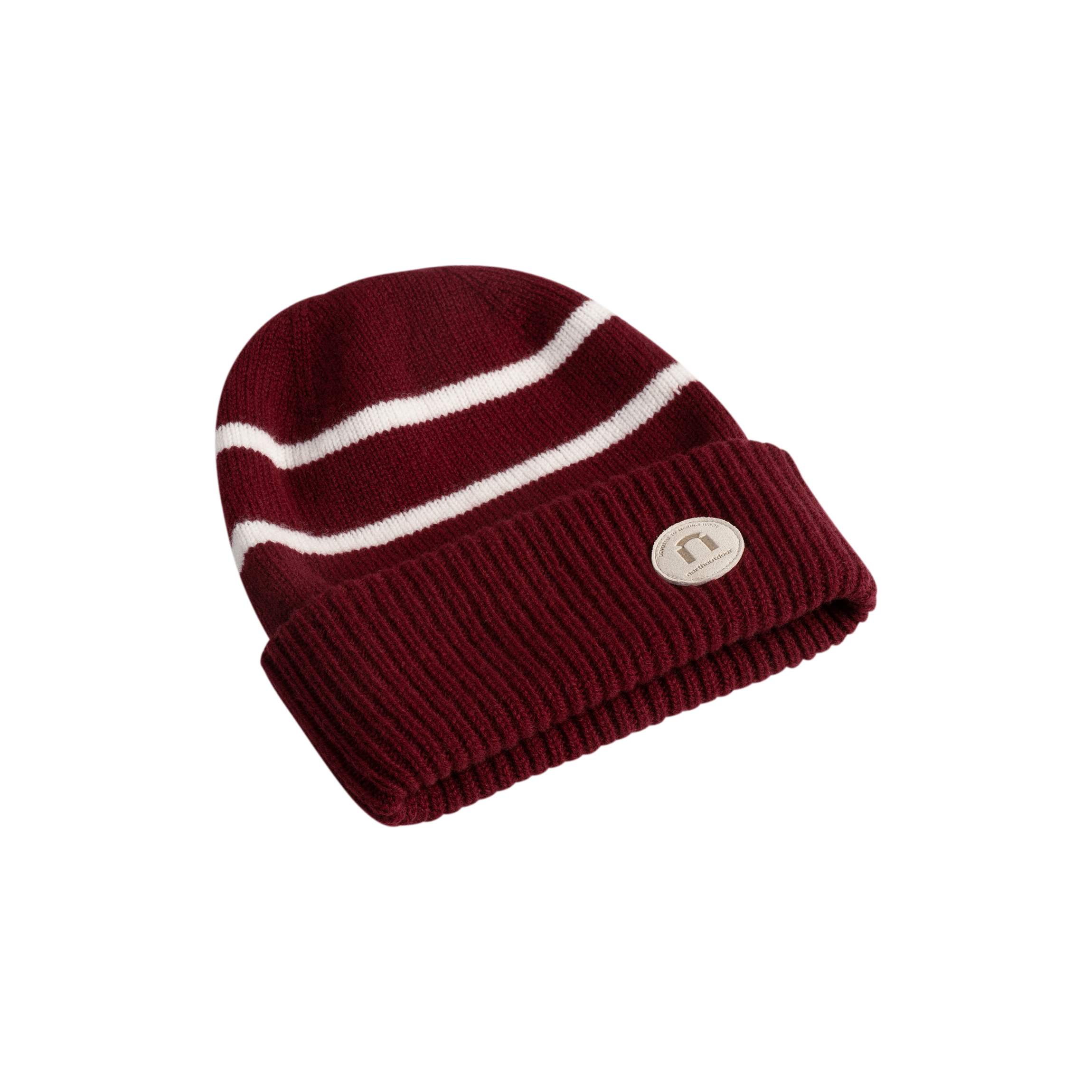 Kero merino top - cranberry | sneeuwwit