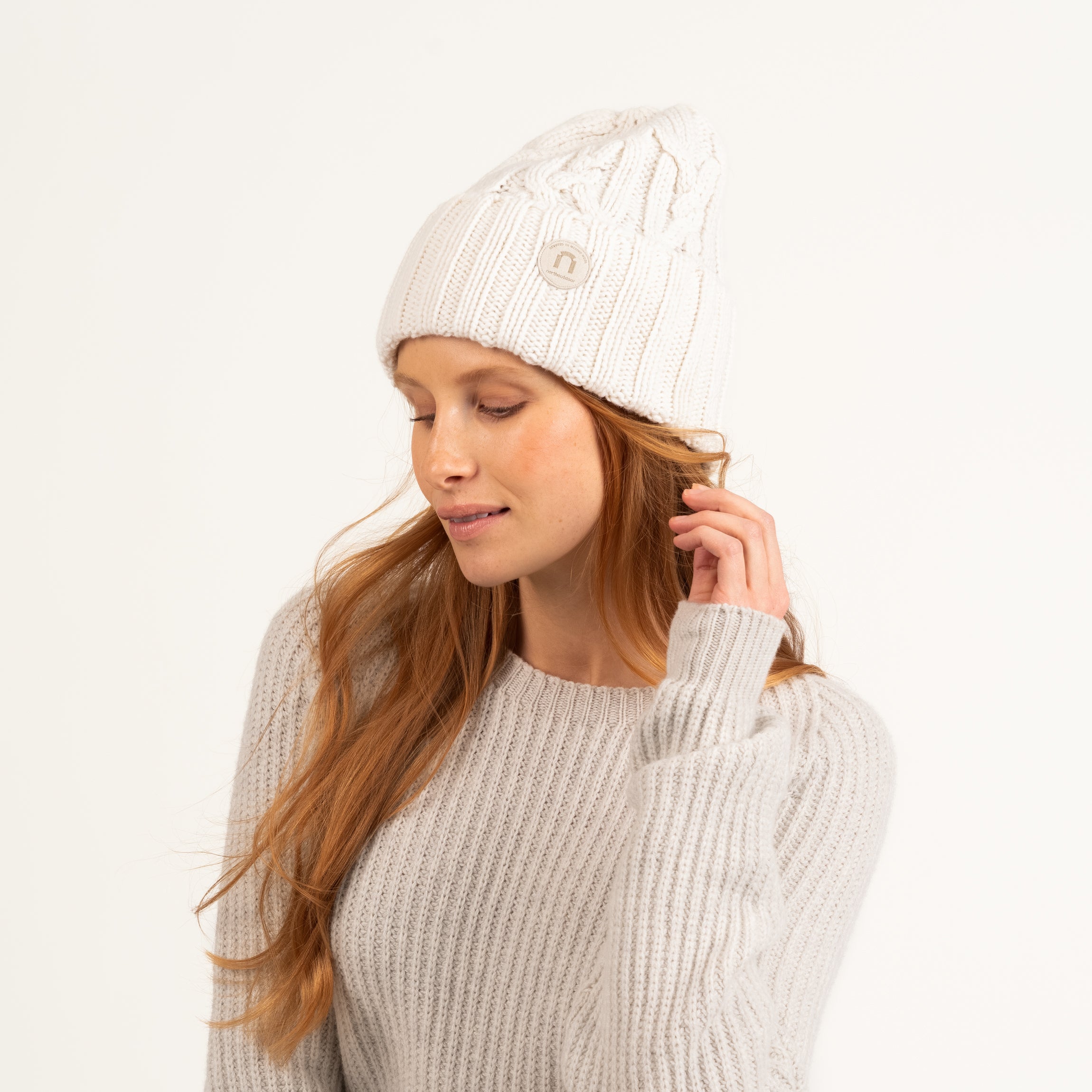 Nietos naisten merinopipo - lumenvalkoinen