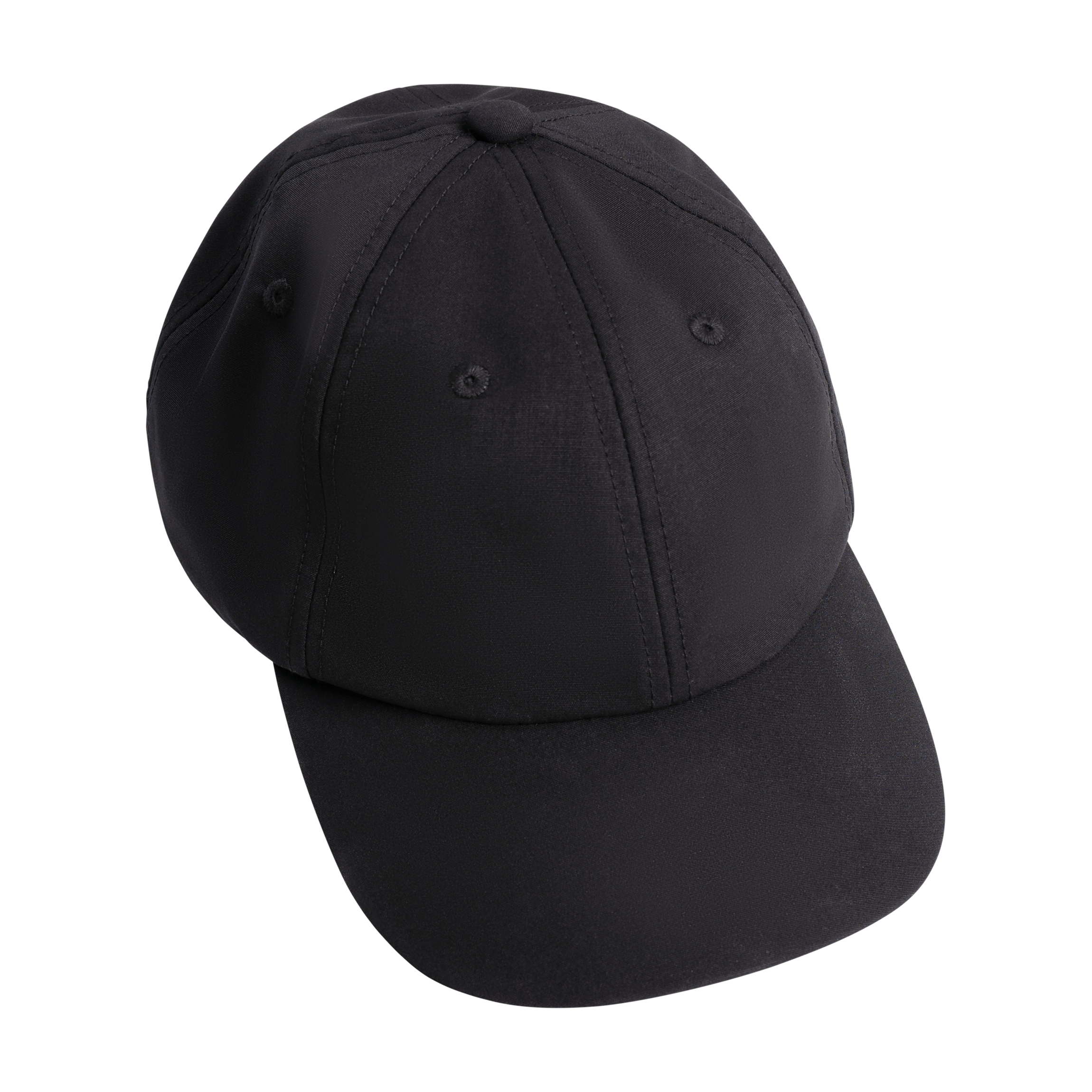Cappellino da baseball in merino River - nero