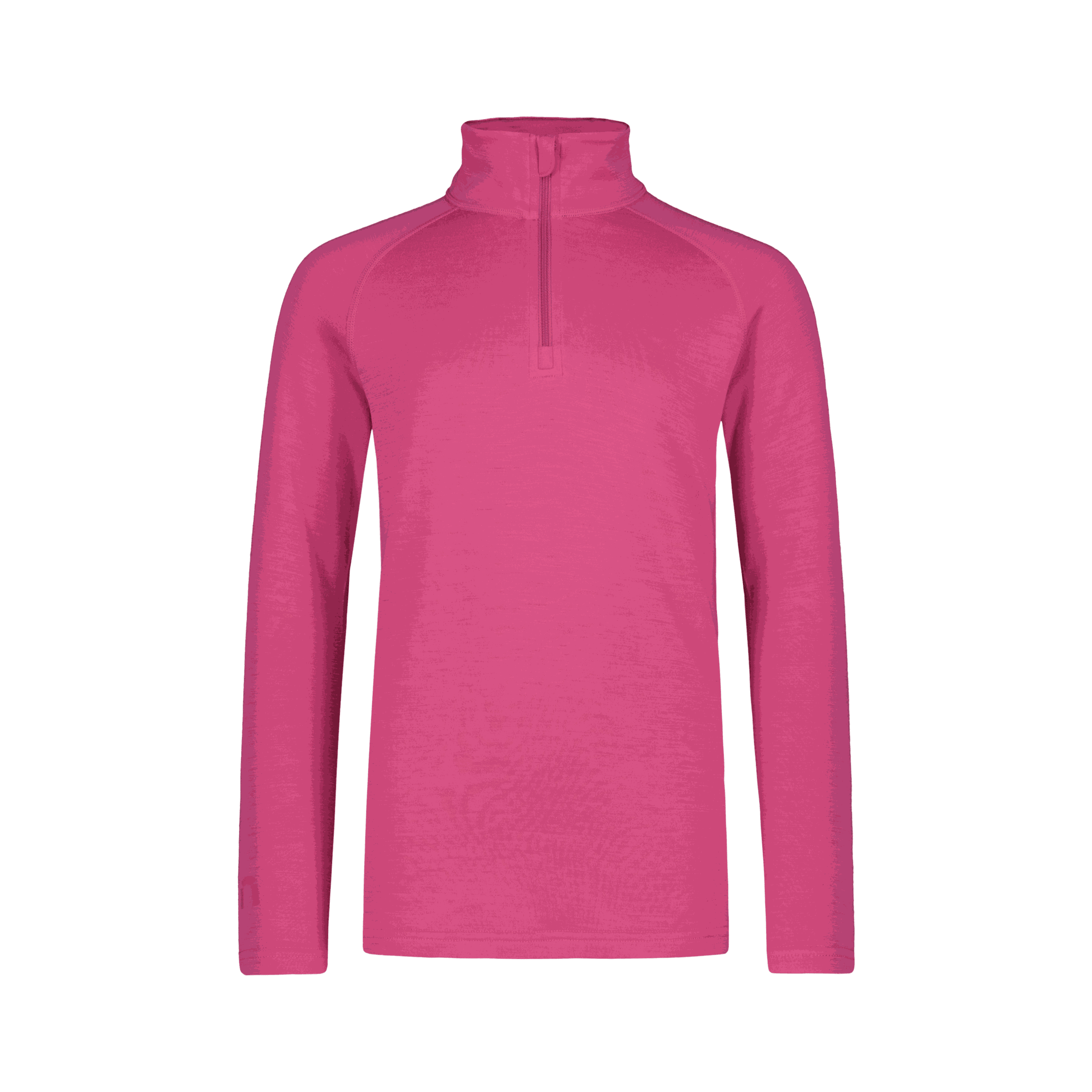 Sensitive 225 base layer merino zip-neck polo JR - pink