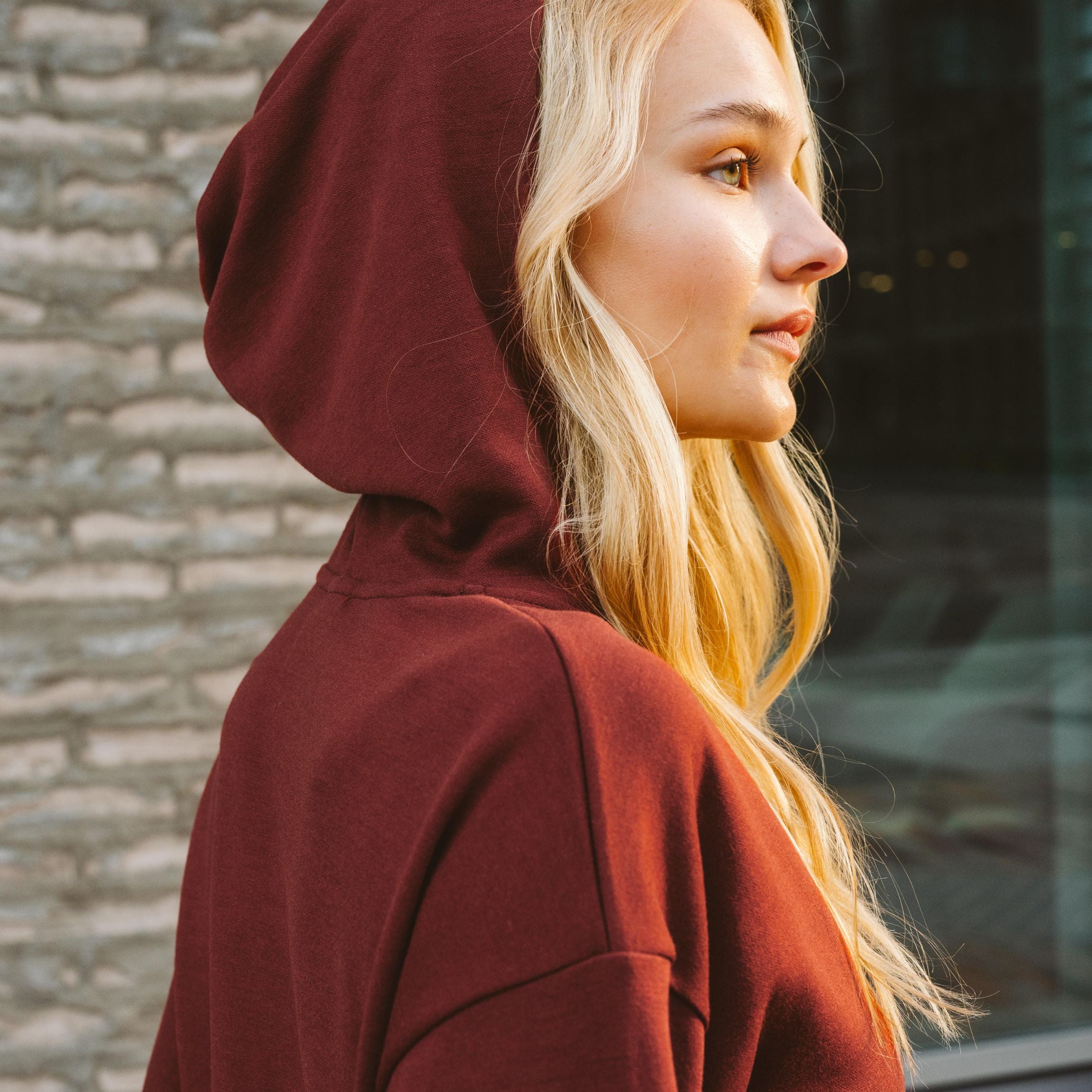 Edla merinohuppari W - tiili