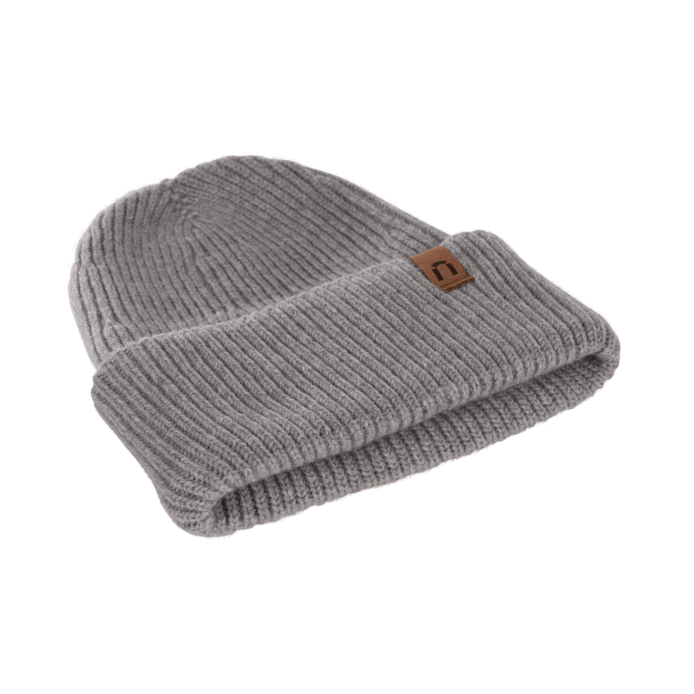 Huuru Merinowollmütze - hellgrau