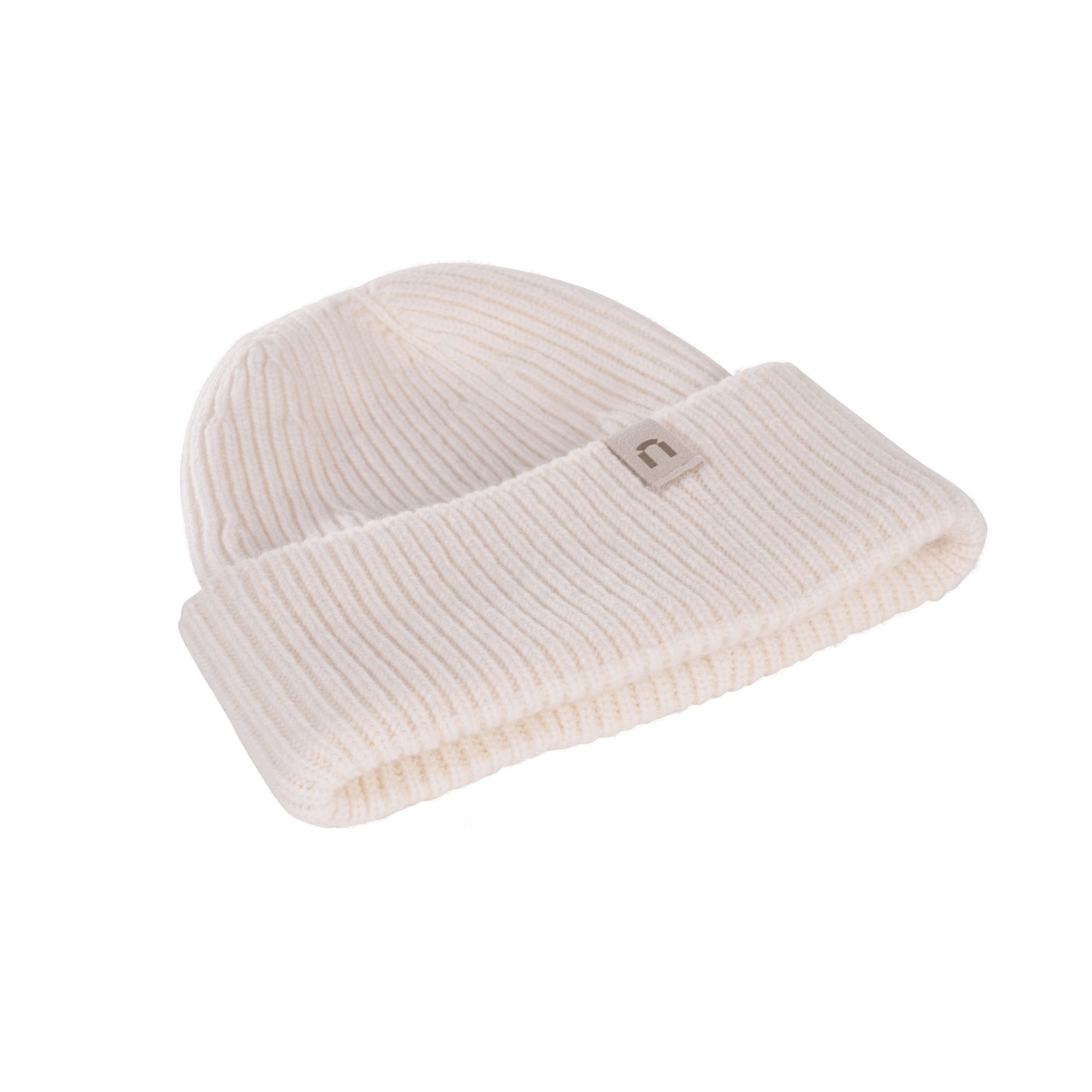 Huuru Merinowollmütze - Schneeweiß