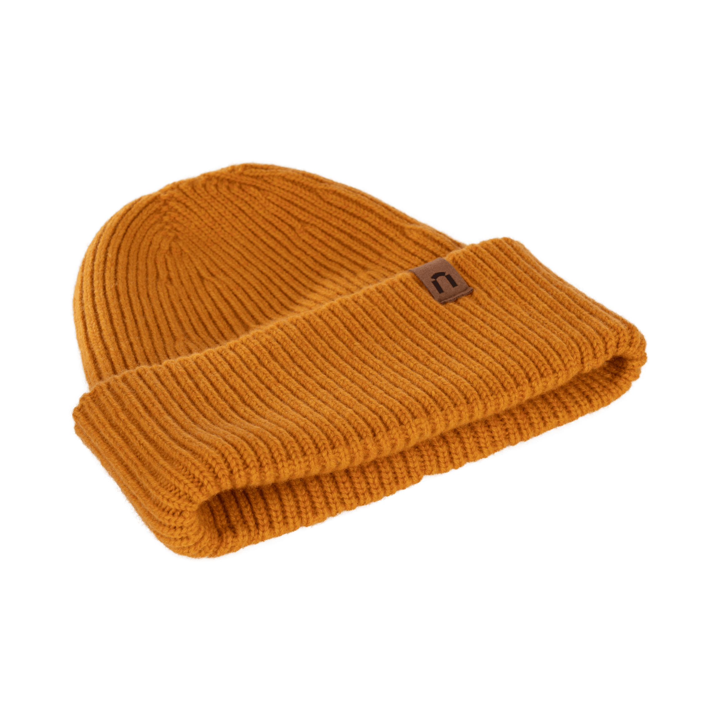 Cappello in merino Huuru - giallo deserto