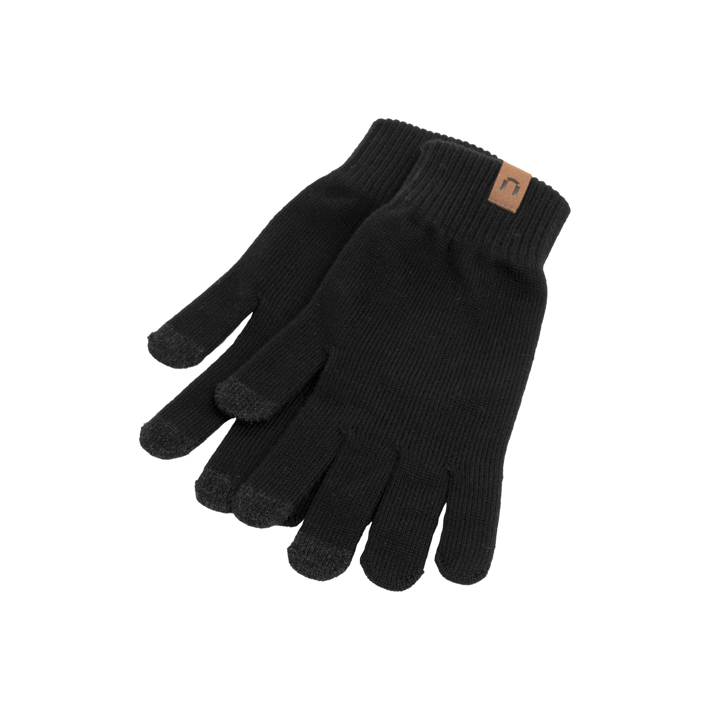 Active Merino-Handschuhe für Touchscreens - schwarz