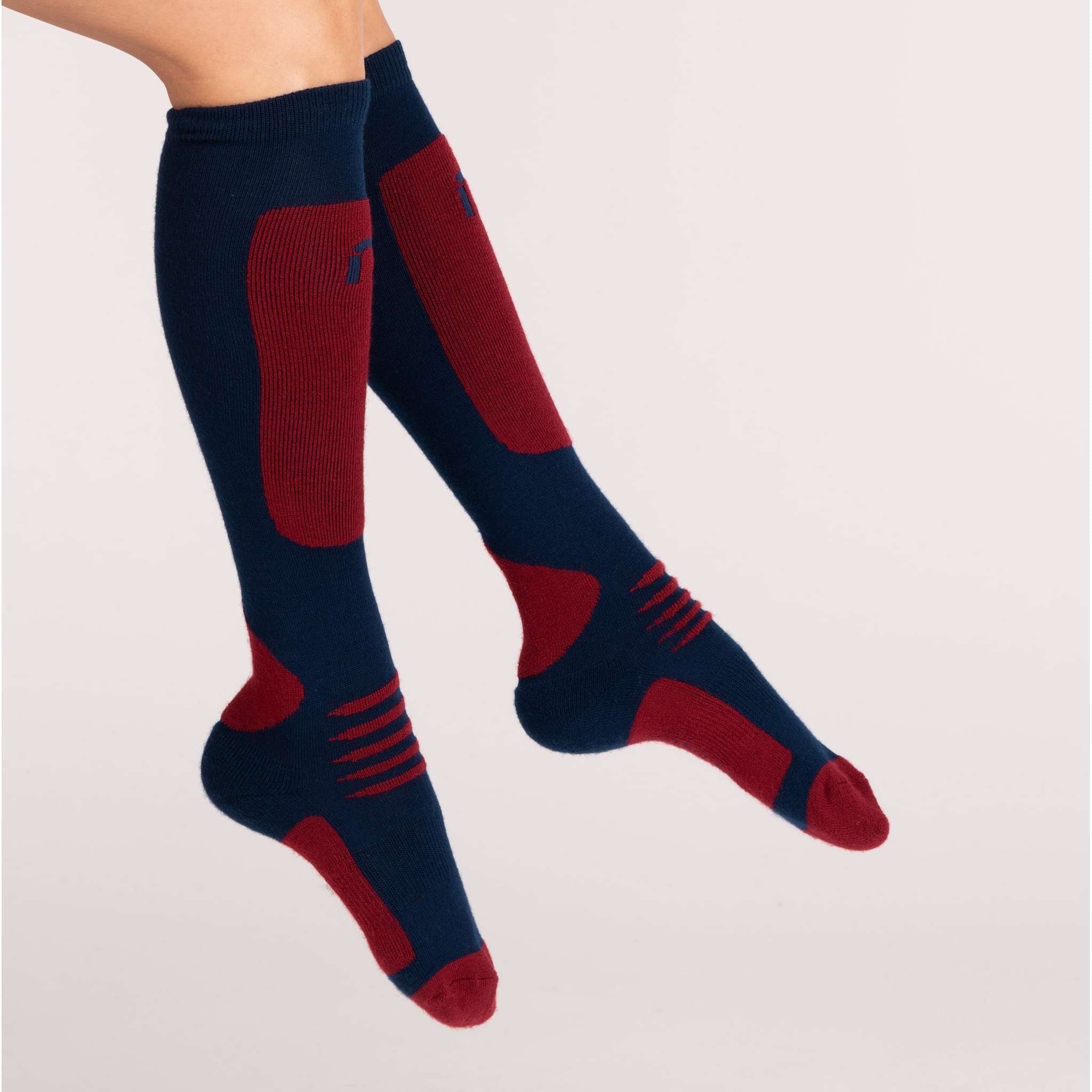 Intense pro merinosukat HIGH - mustikka | raparperinpunainen