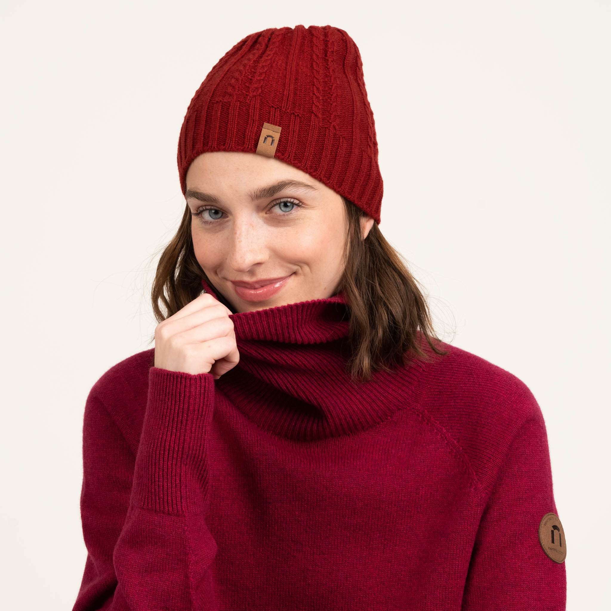 Huntu merinoull mössa