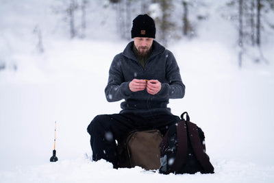 Ice fishing is a popular winter species in the land of thousands of lakes