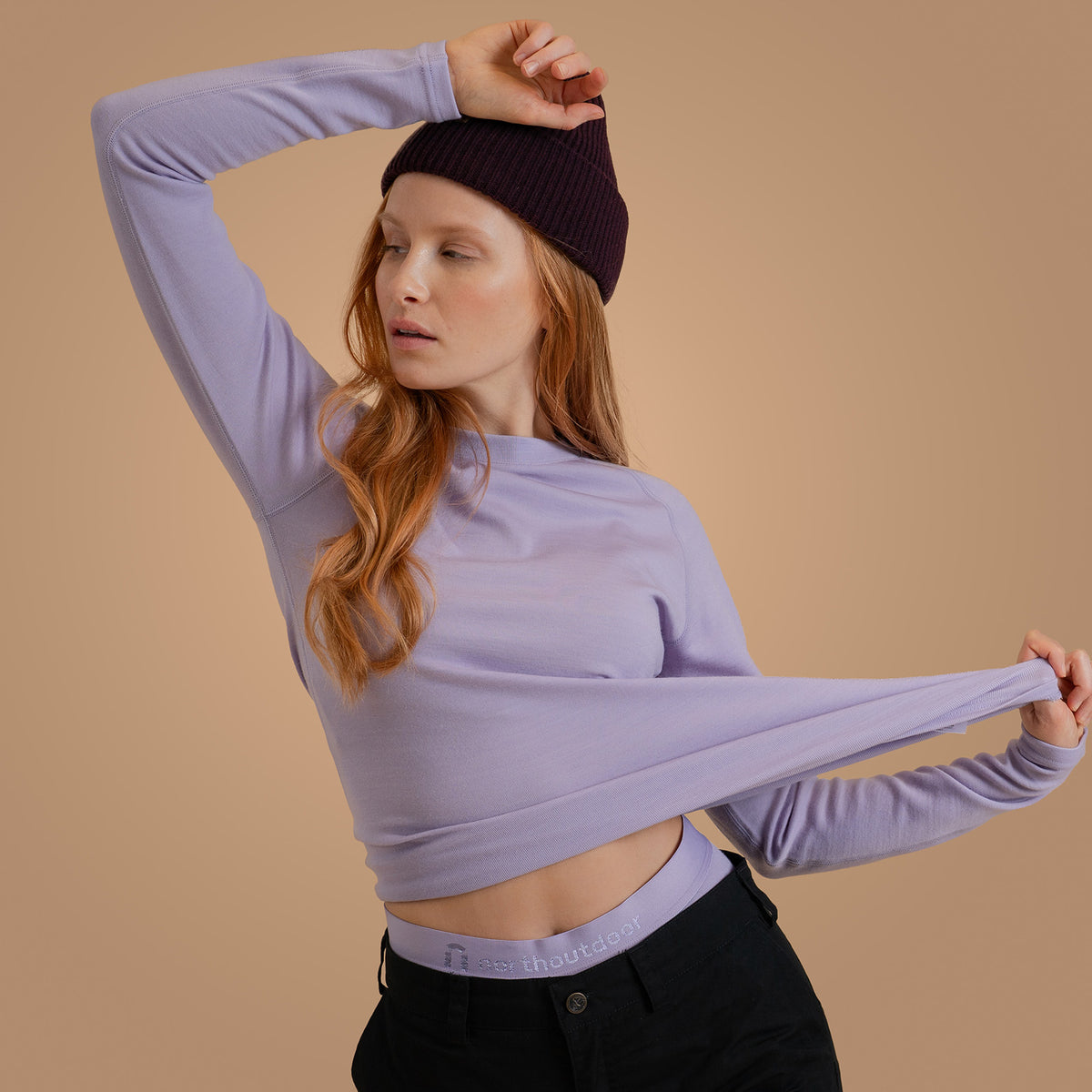 Merino.tech Merino Wool Base Layer Women Set - Lightweight Merino Wool Thermal Underwear For Women Top And Bottom (Charcoal) At Women's Clothing Store