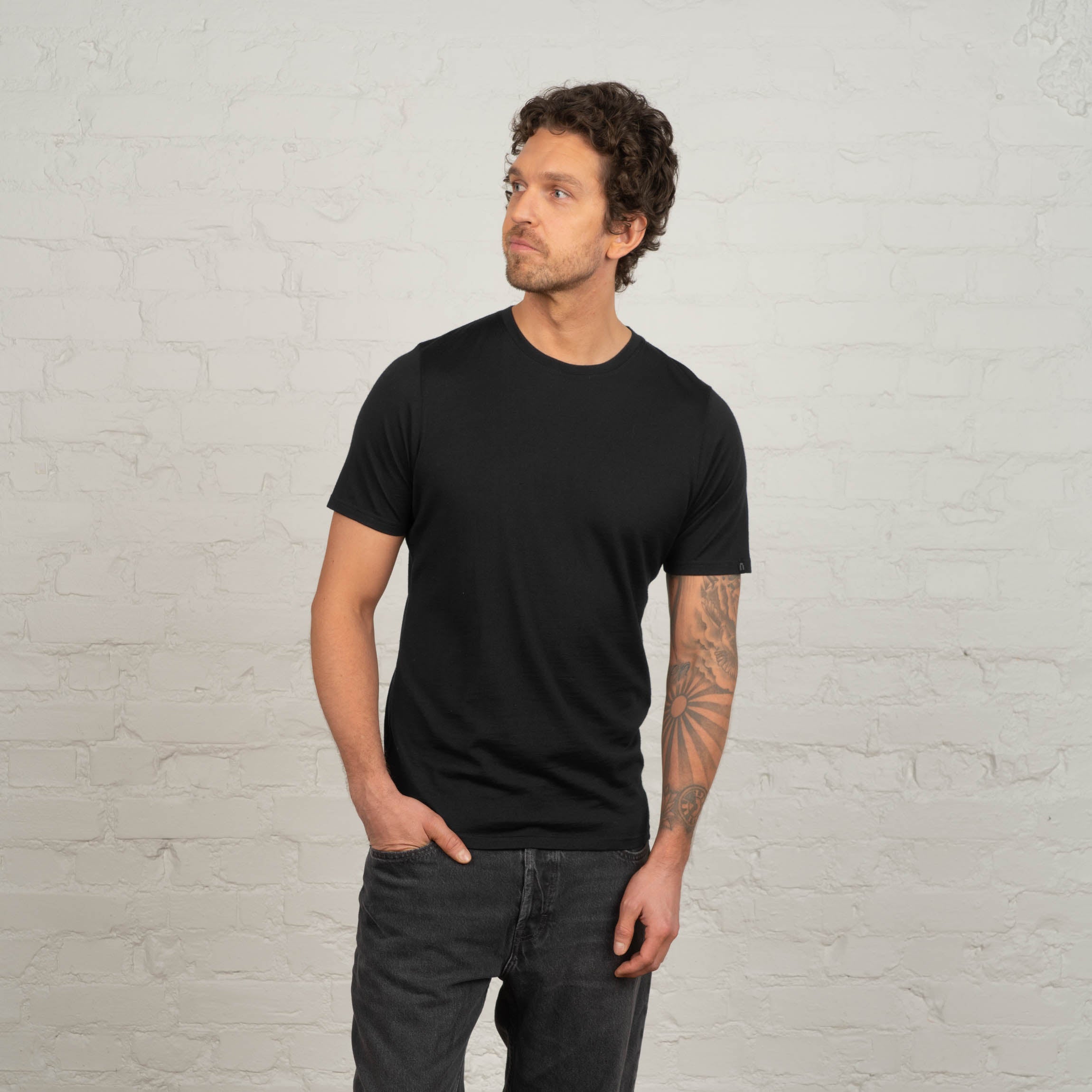 All day 150 men's merino t-shirt Liam