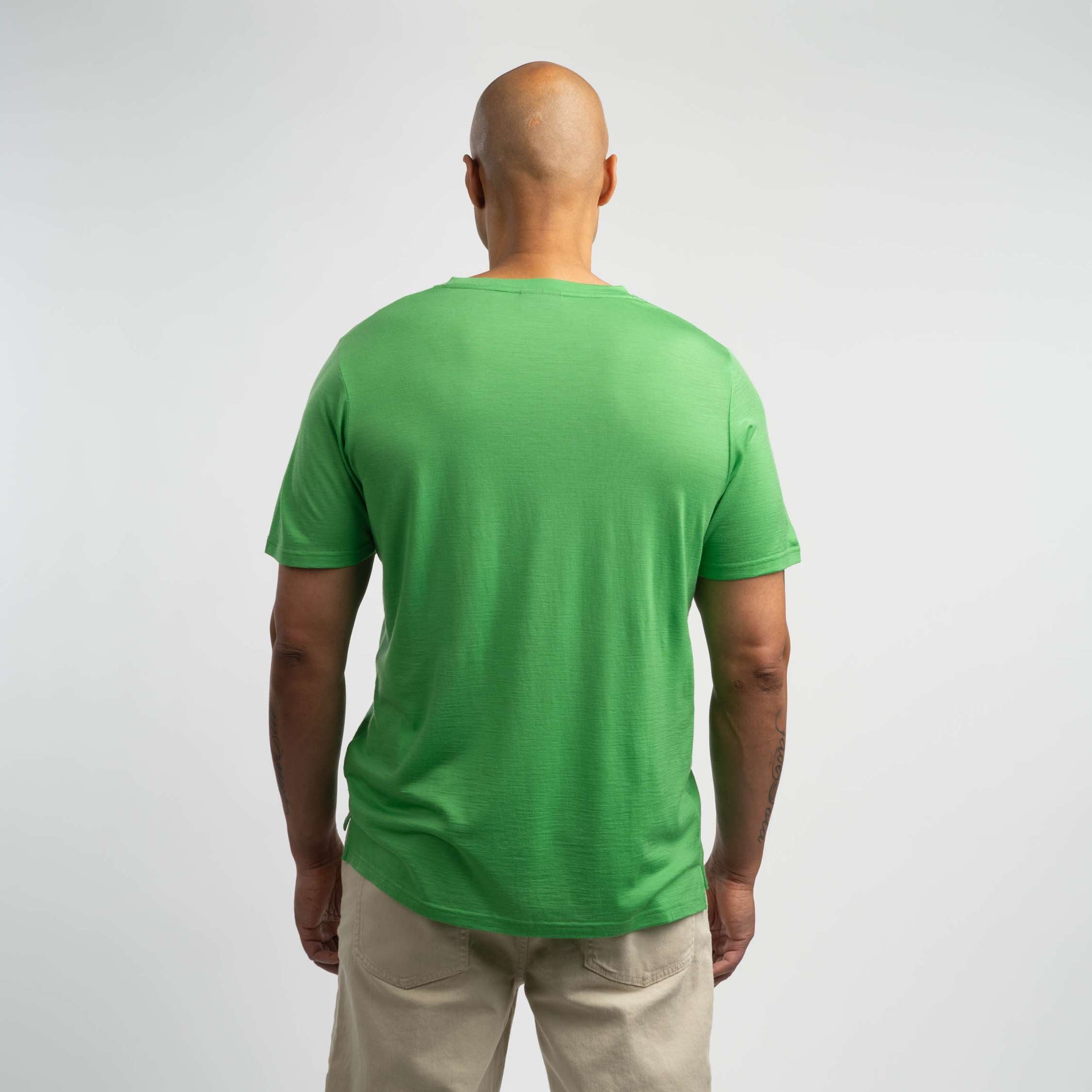 Liam merino T-paita M - ruohonvihreä