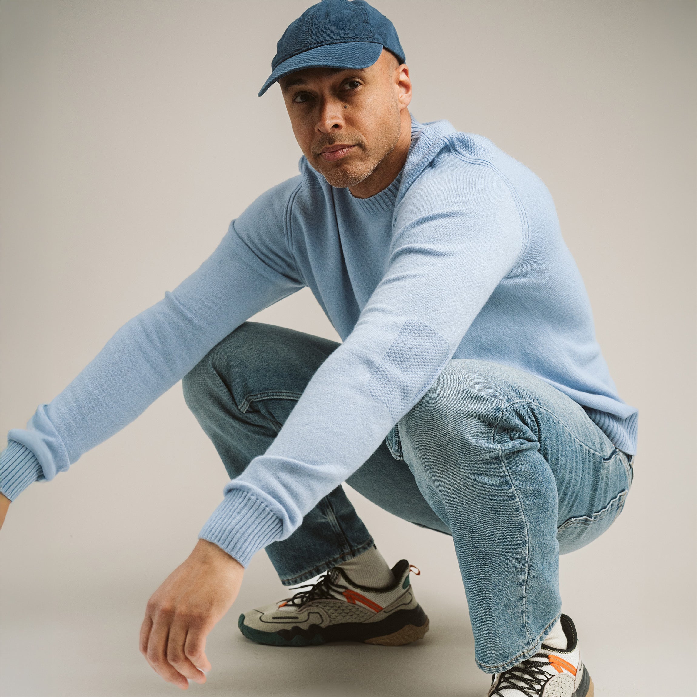 Kuru merino sweater - light blue