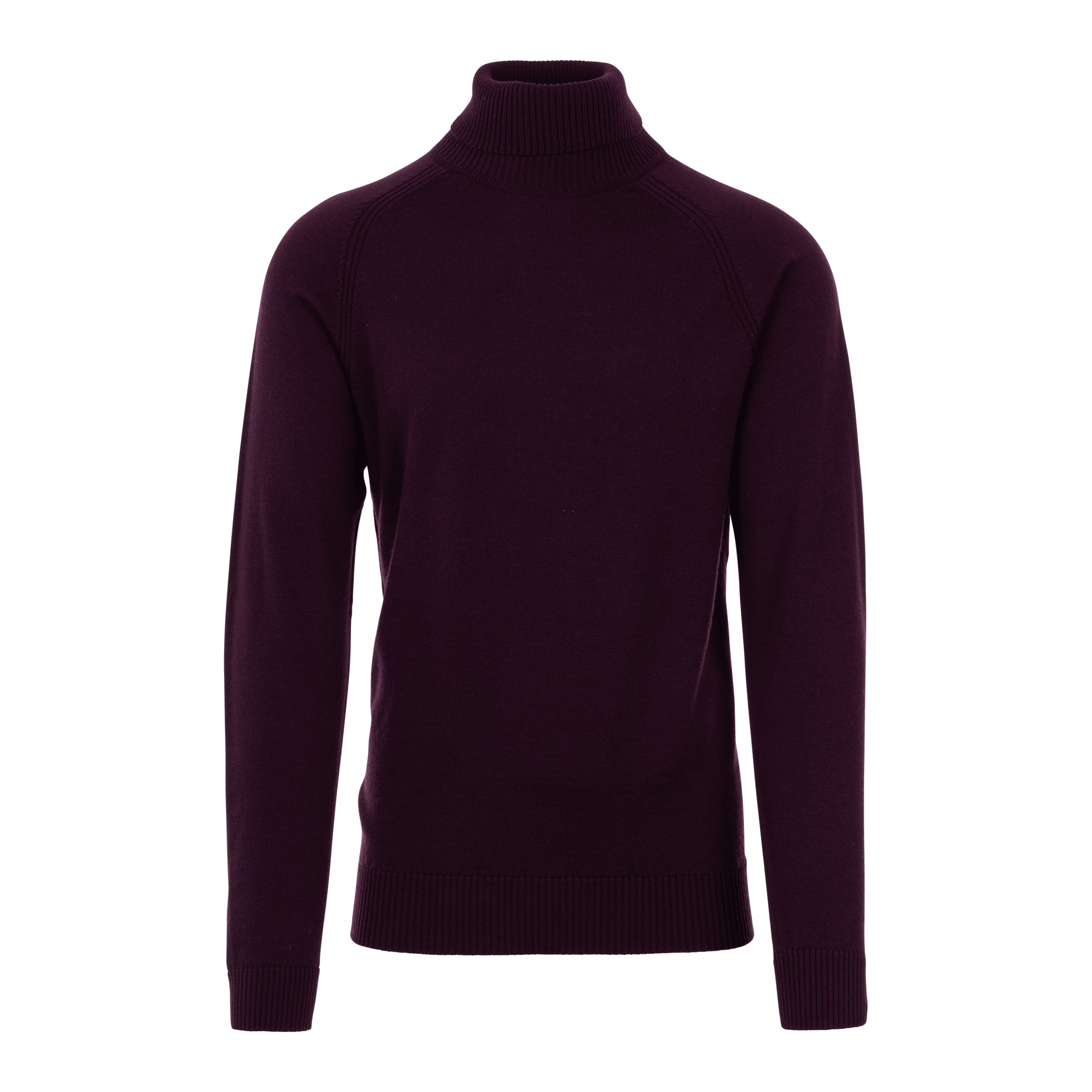 Halla miesten merinoneulepusero - mustaherukka