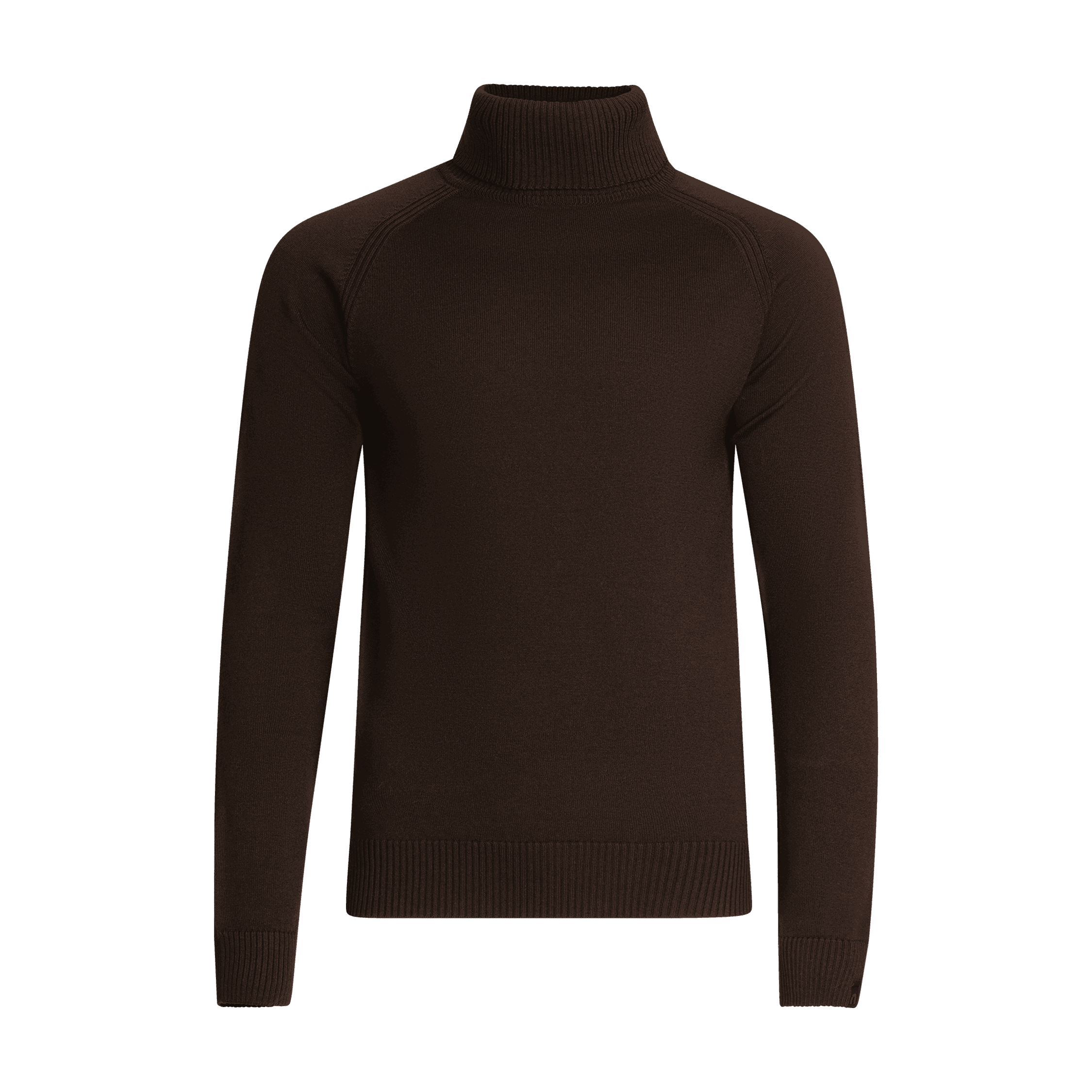 Halla pull en maille mérinos M - cacao foncé 