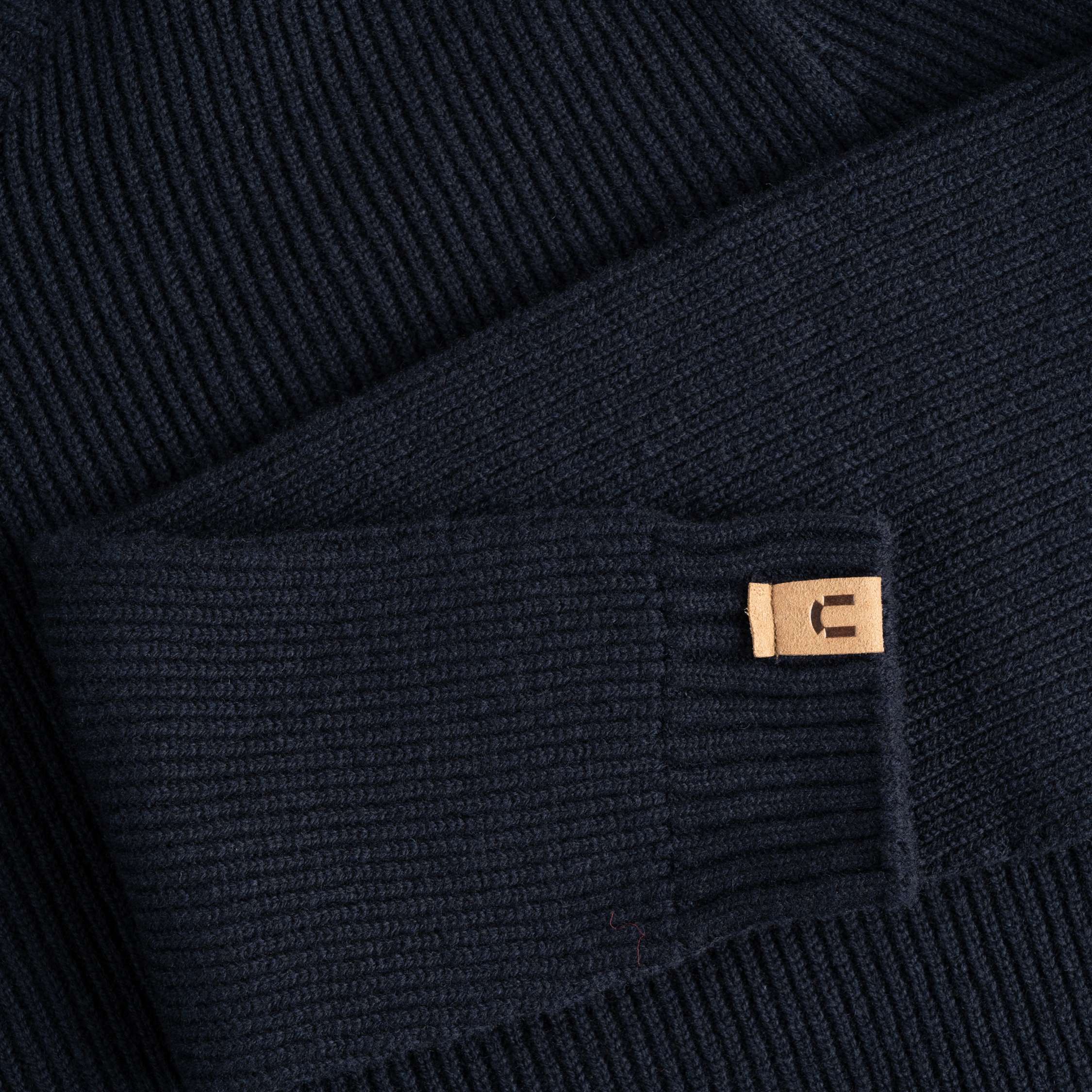 Kaakkuri miesten merinovillapaita - sinimusta