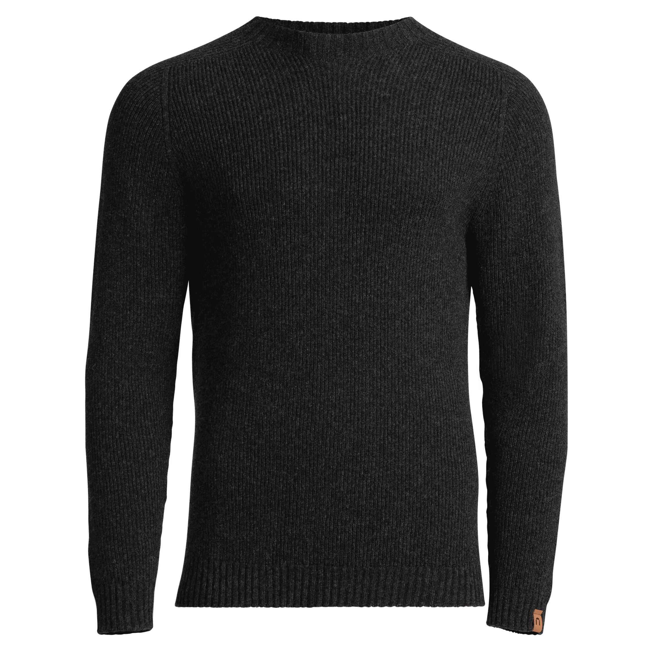 Pull en laine mérinos Kaakkuri pour hommes - gris noir 