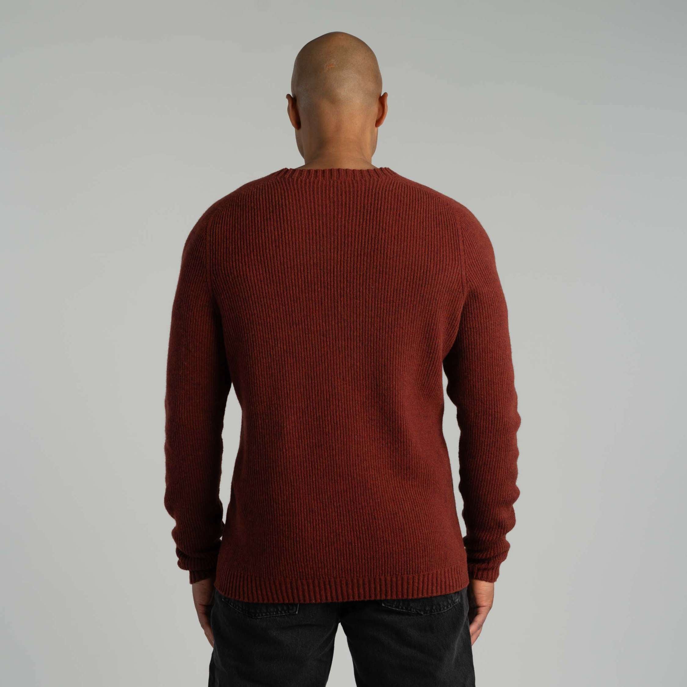 Kaakkuri merino svetr M - rezavě hnědá 