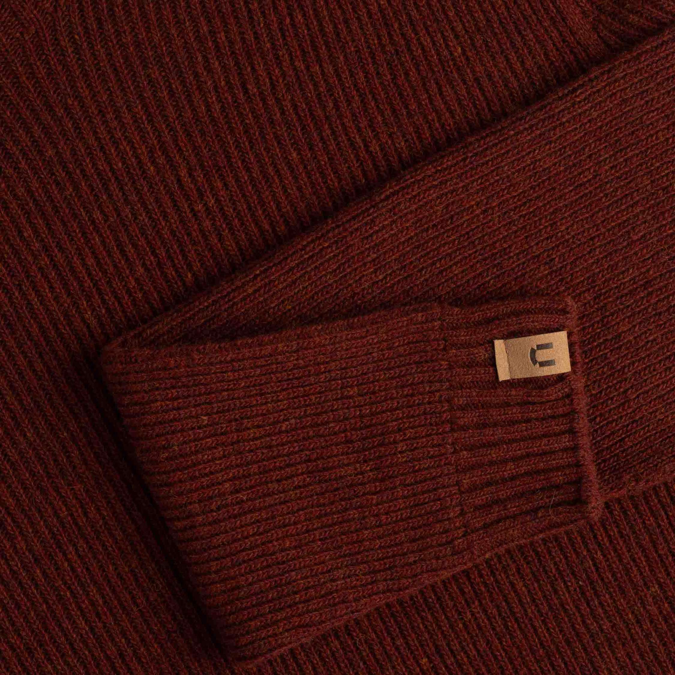 Kaakkuri merino svetr M - rezavě hnědá 