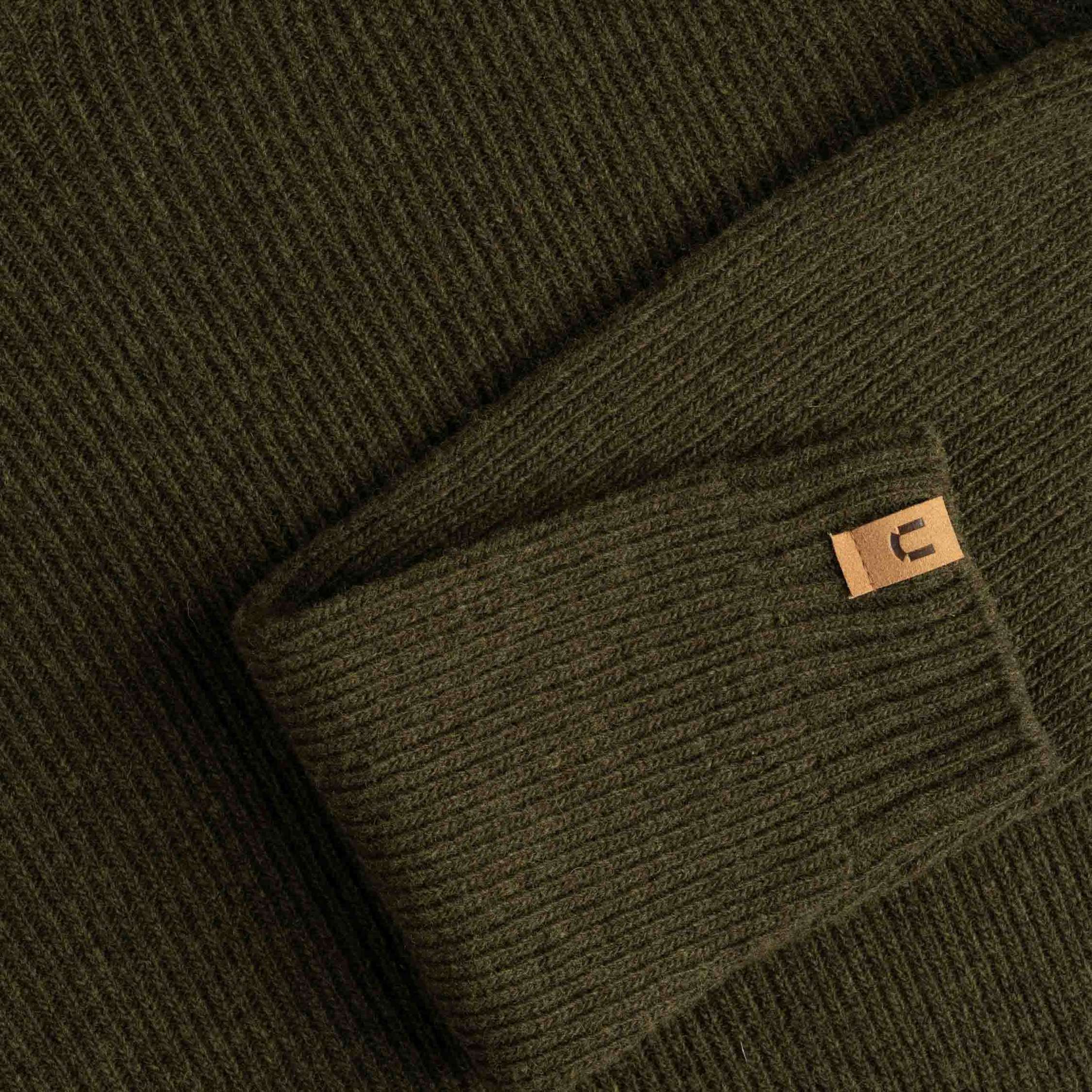 Kaakkuri merino triko M - tmavá oliva 