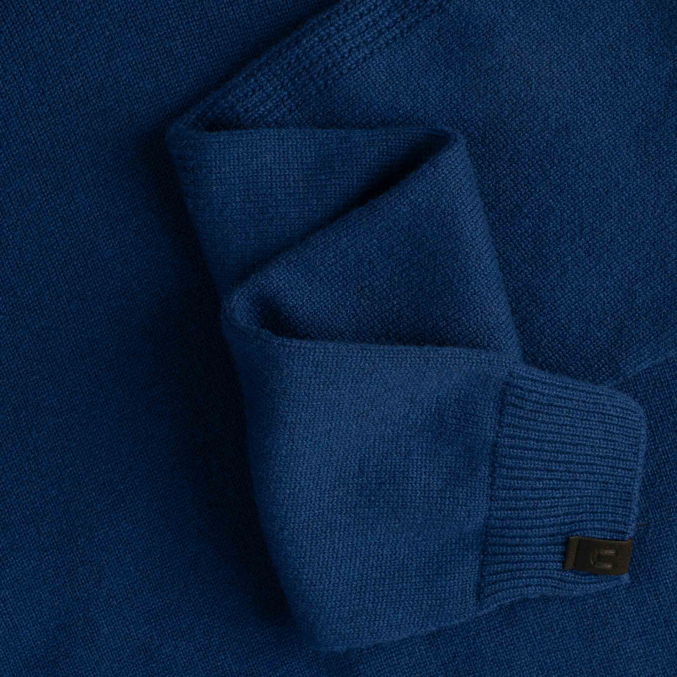 Koski miesten merinoneulehuppari - syvänsininen