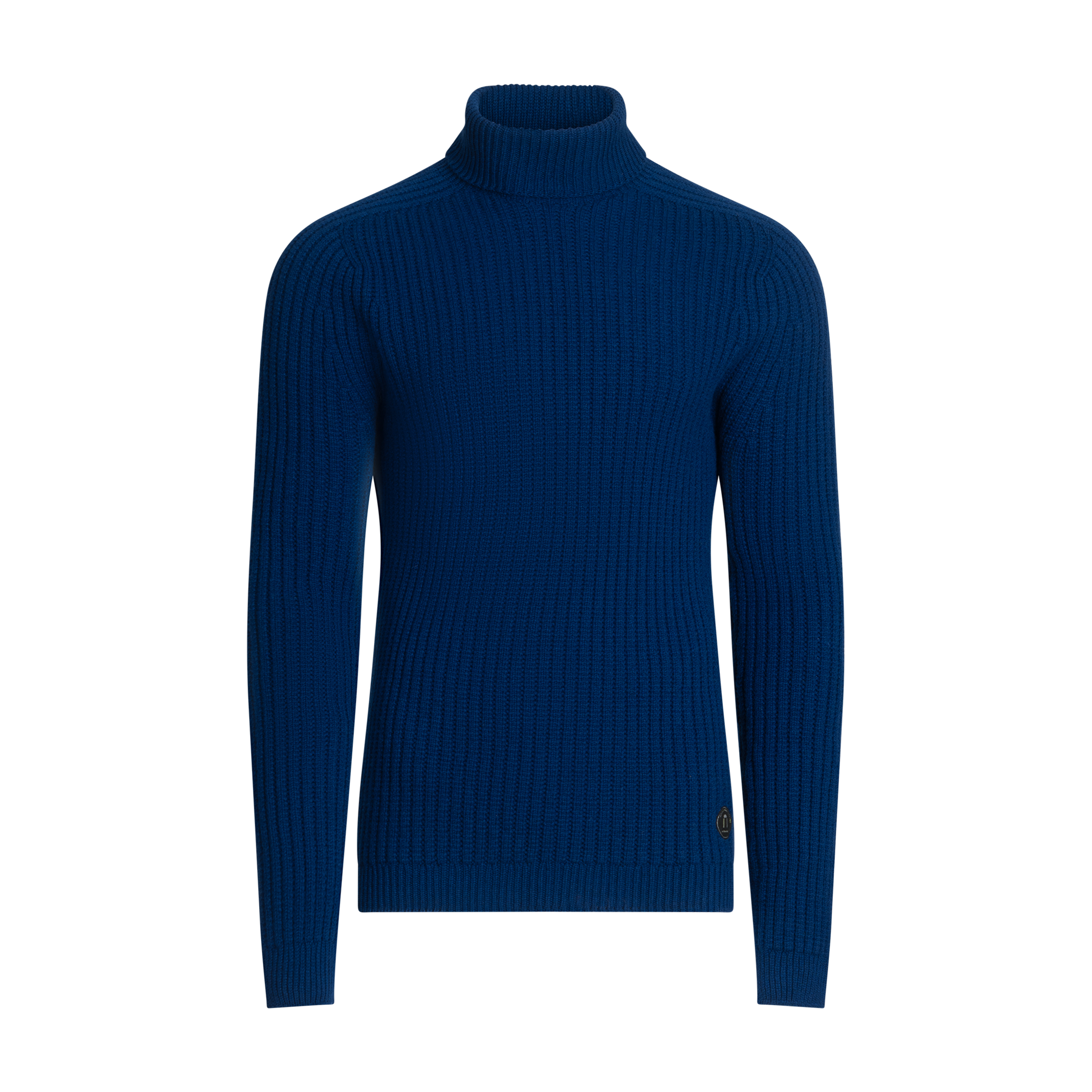 Hehku miesten merino poolopaita - syvänsininen