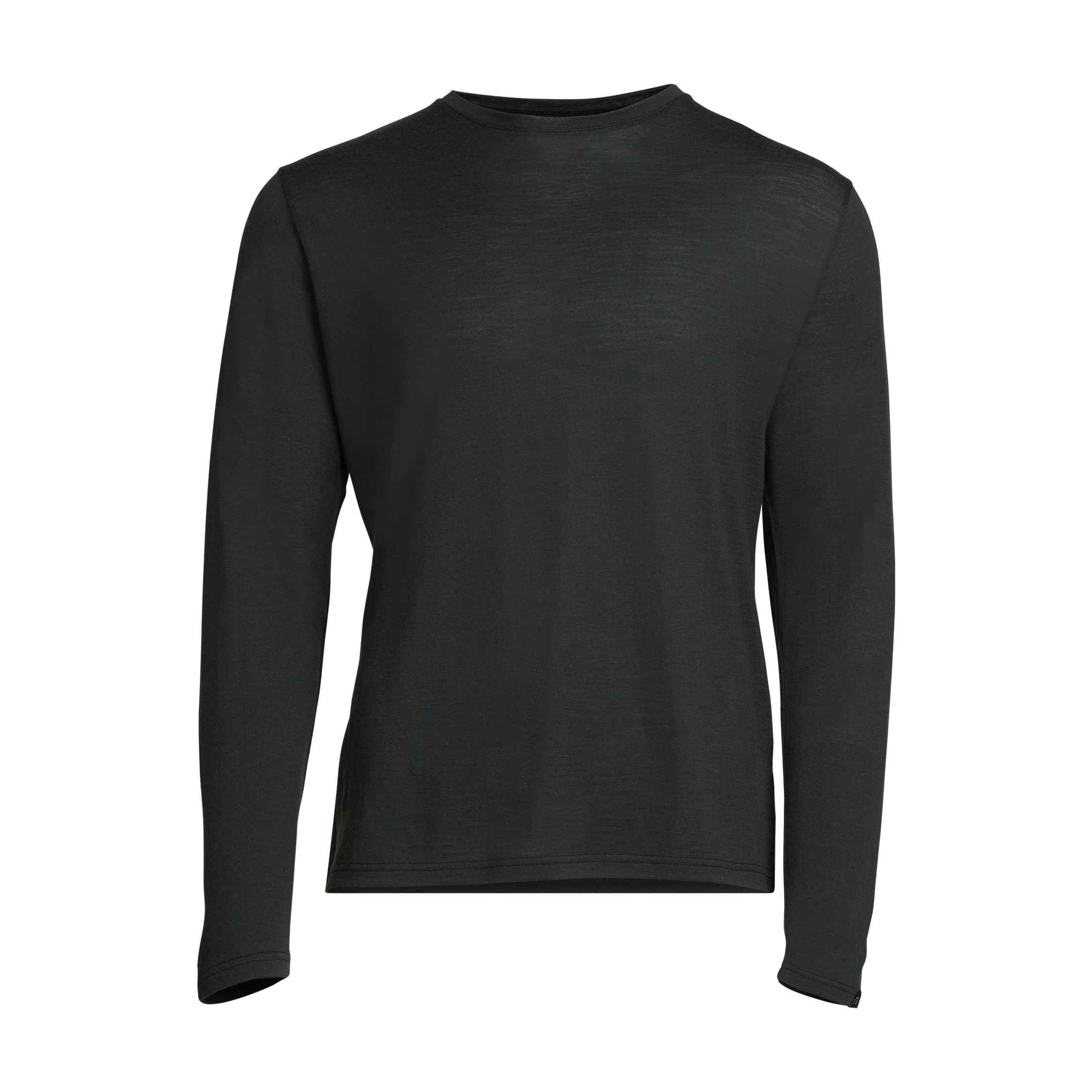 Joe pitkähihainen merino T-paita M - graniitinharmaa