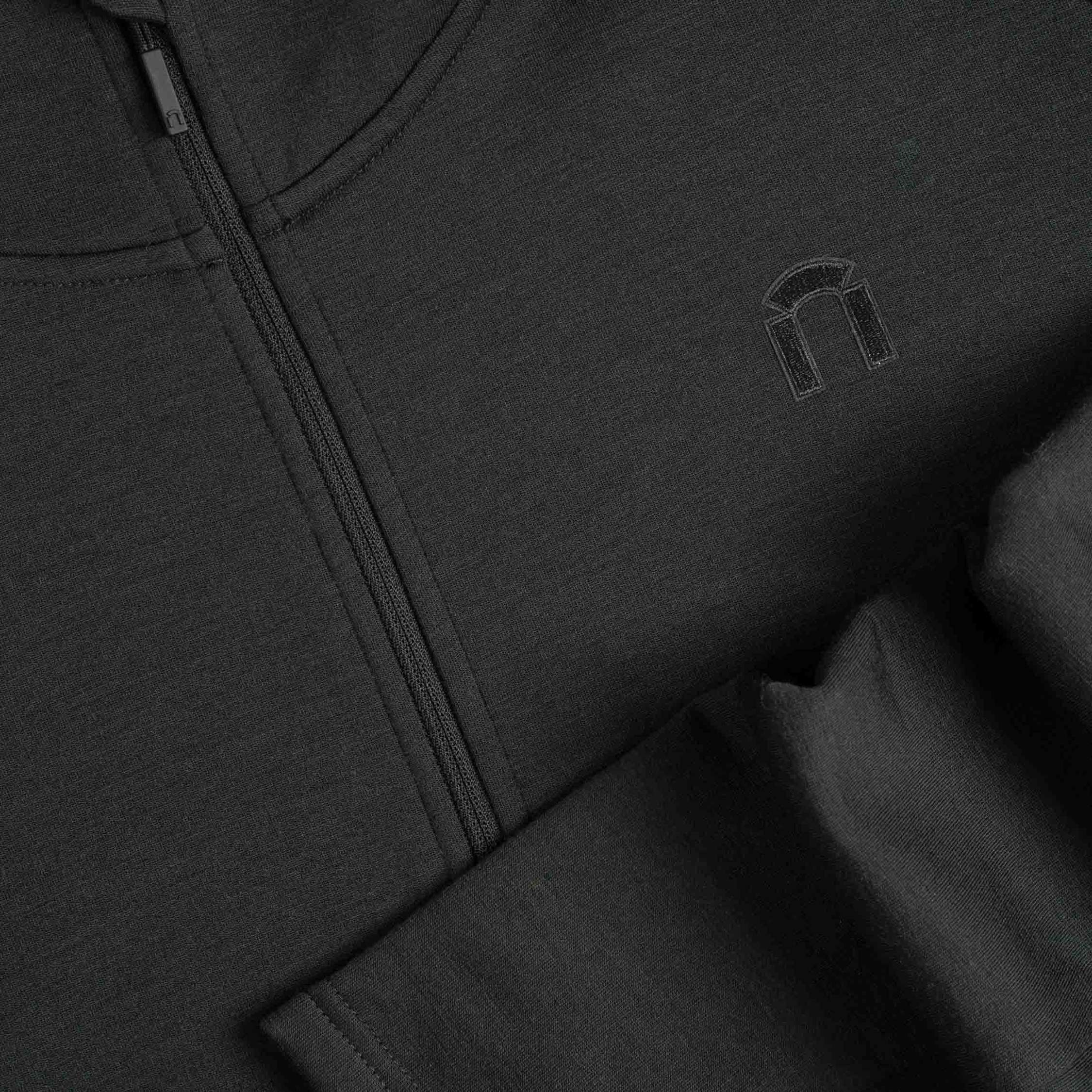 Remi merinofleece hupparitakki M - graniitinharmaa