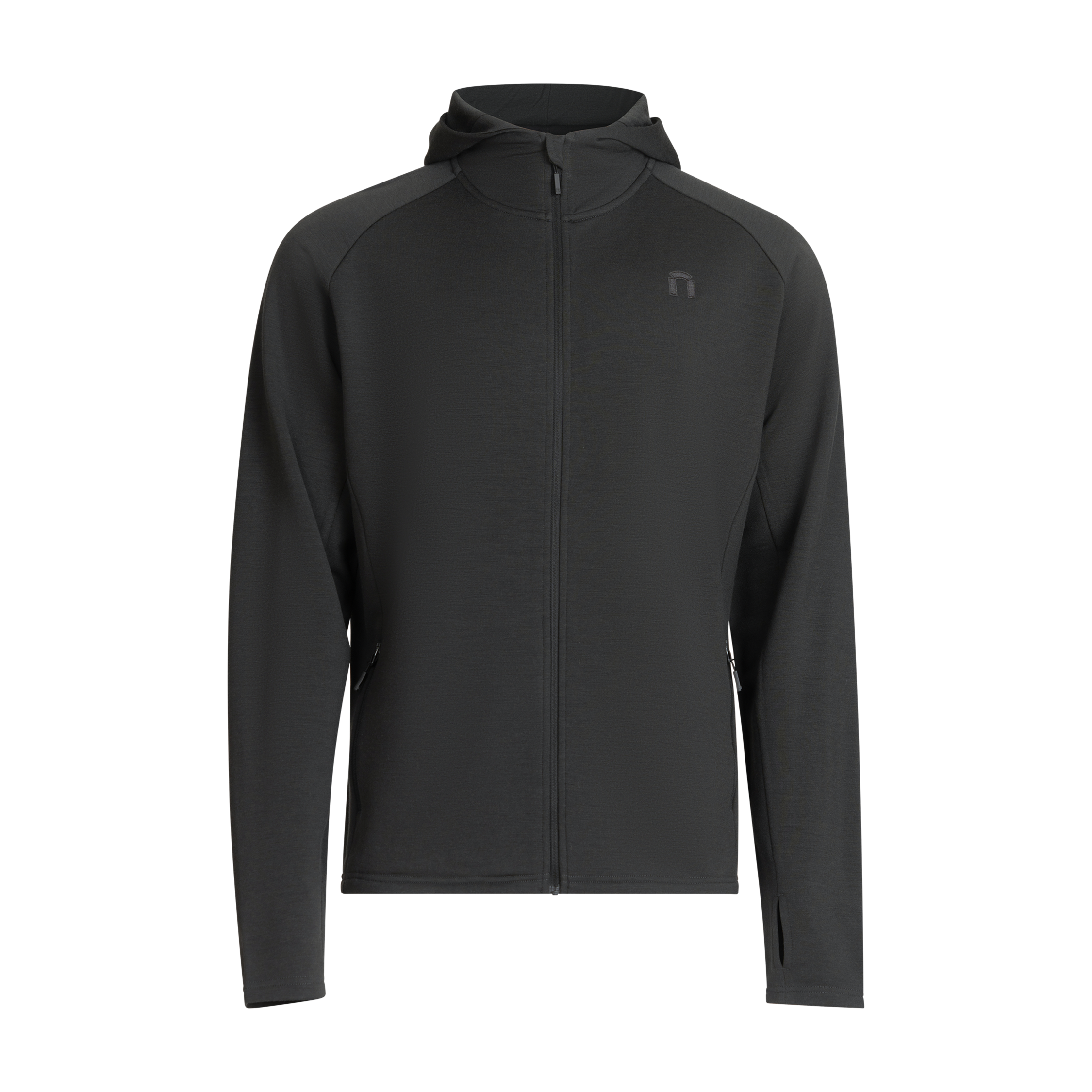 Remi merinofleece hupparitakki M - graniitinharmaa