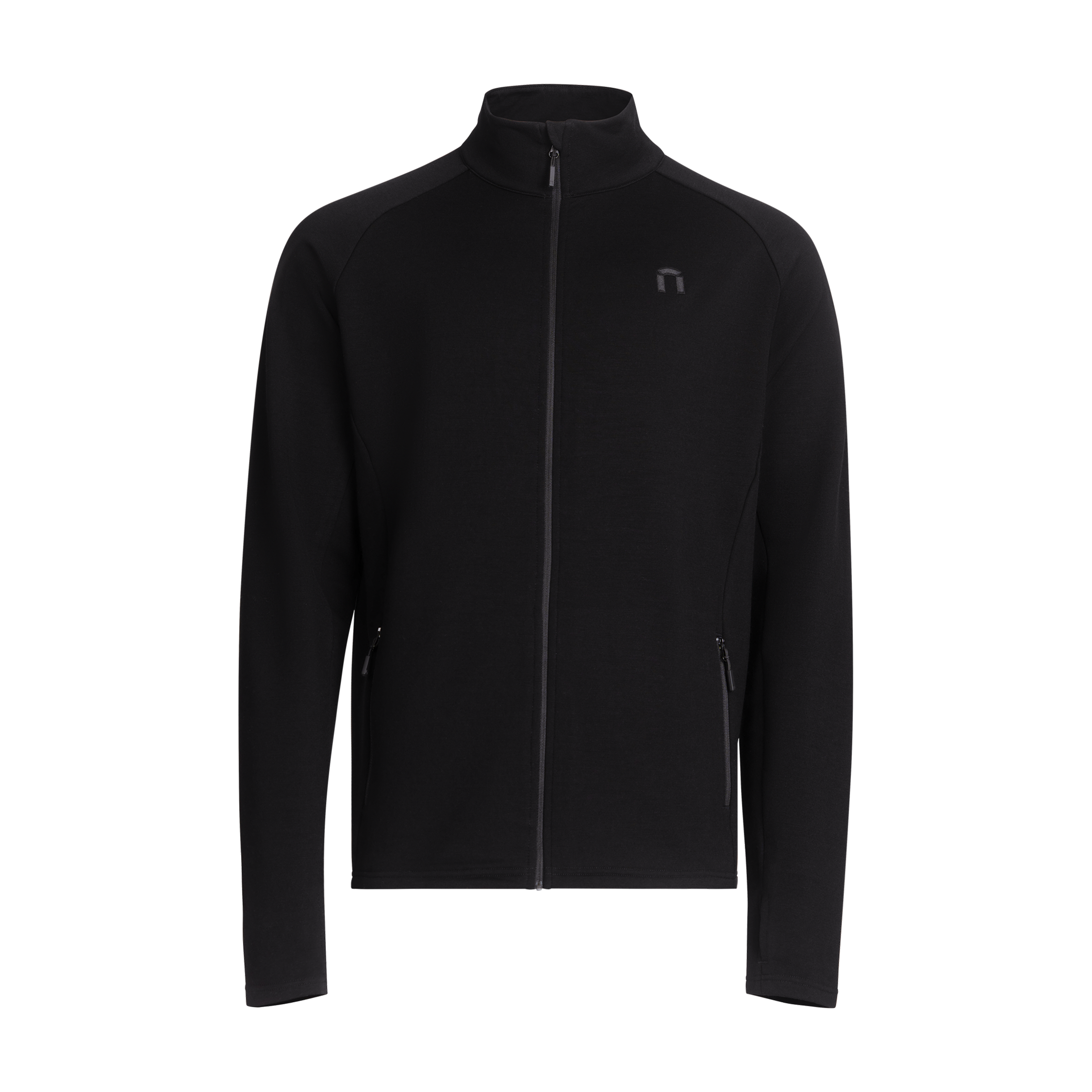 Peter merinofleece takki M - musta