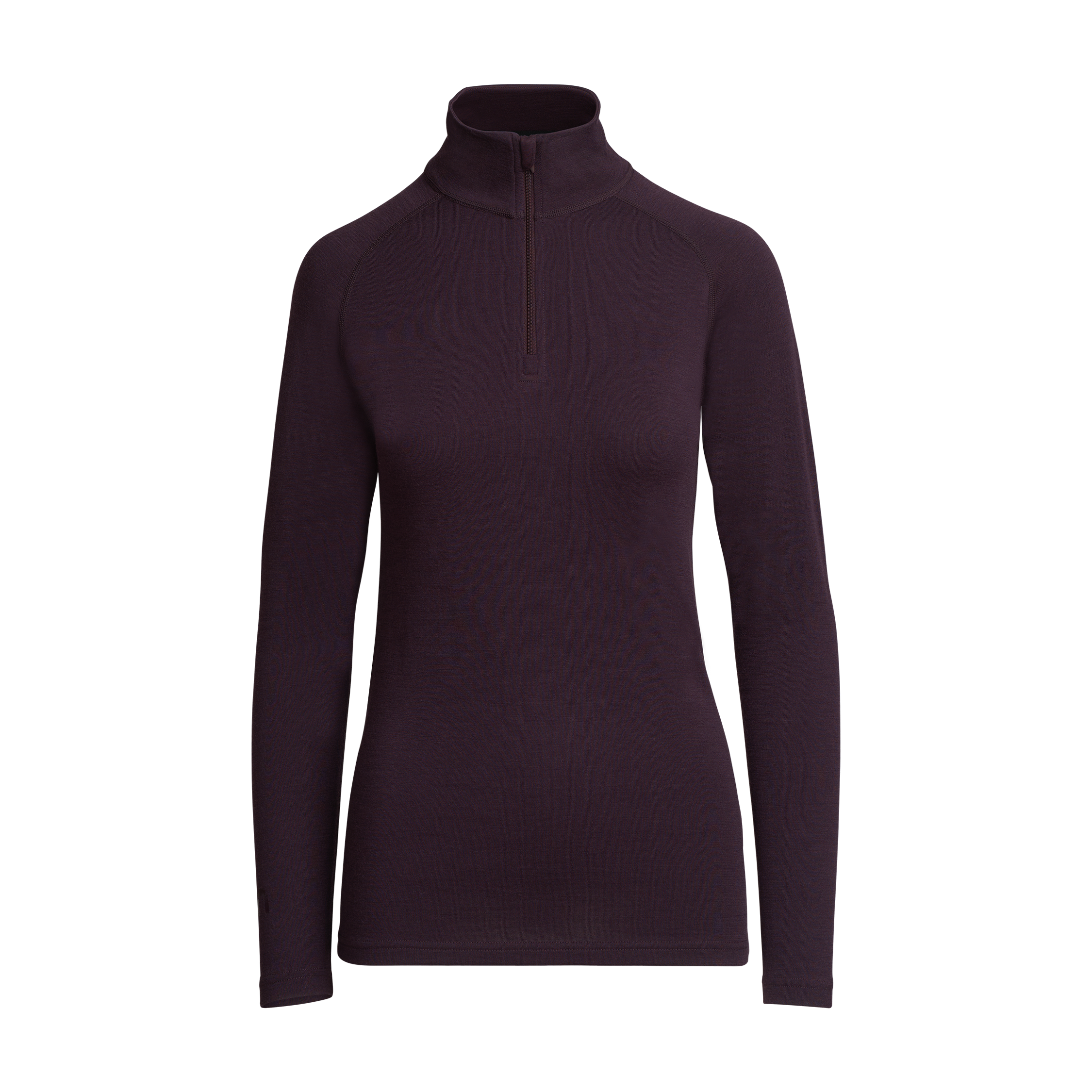 Sensitive 225 naisten aluskerroksen merino vetoketjupoolo - munakoiso