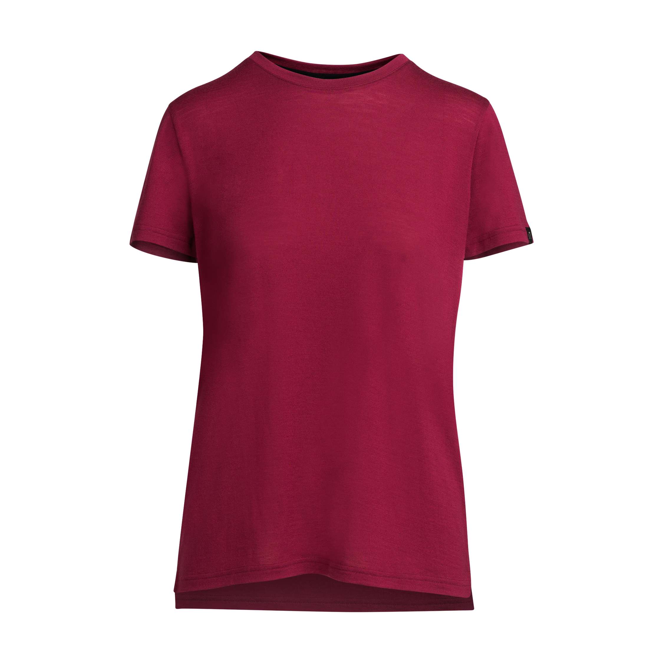 Lisa merino T-shirt W - robijn 