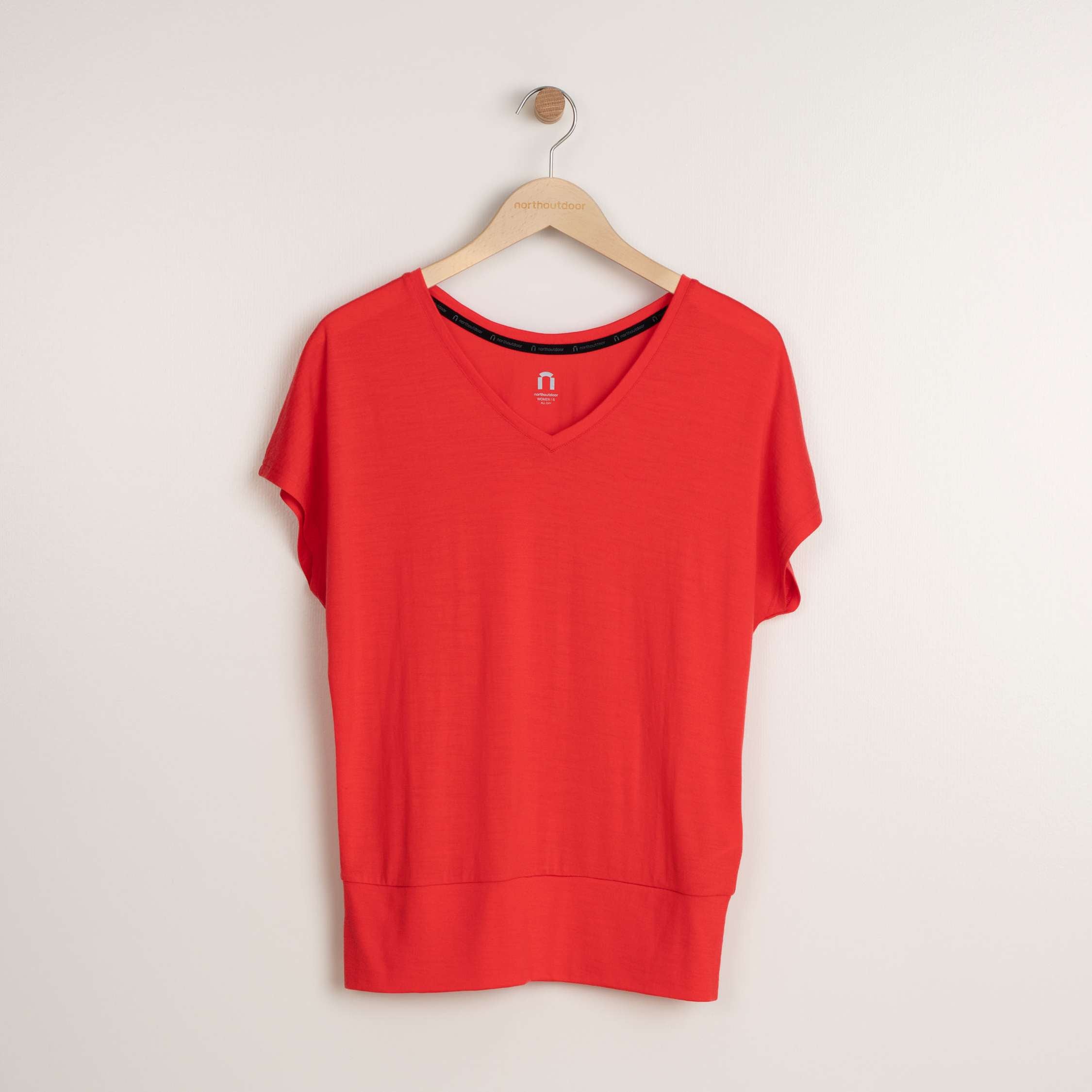 All day 150 women's loose merino t-shirt Eva