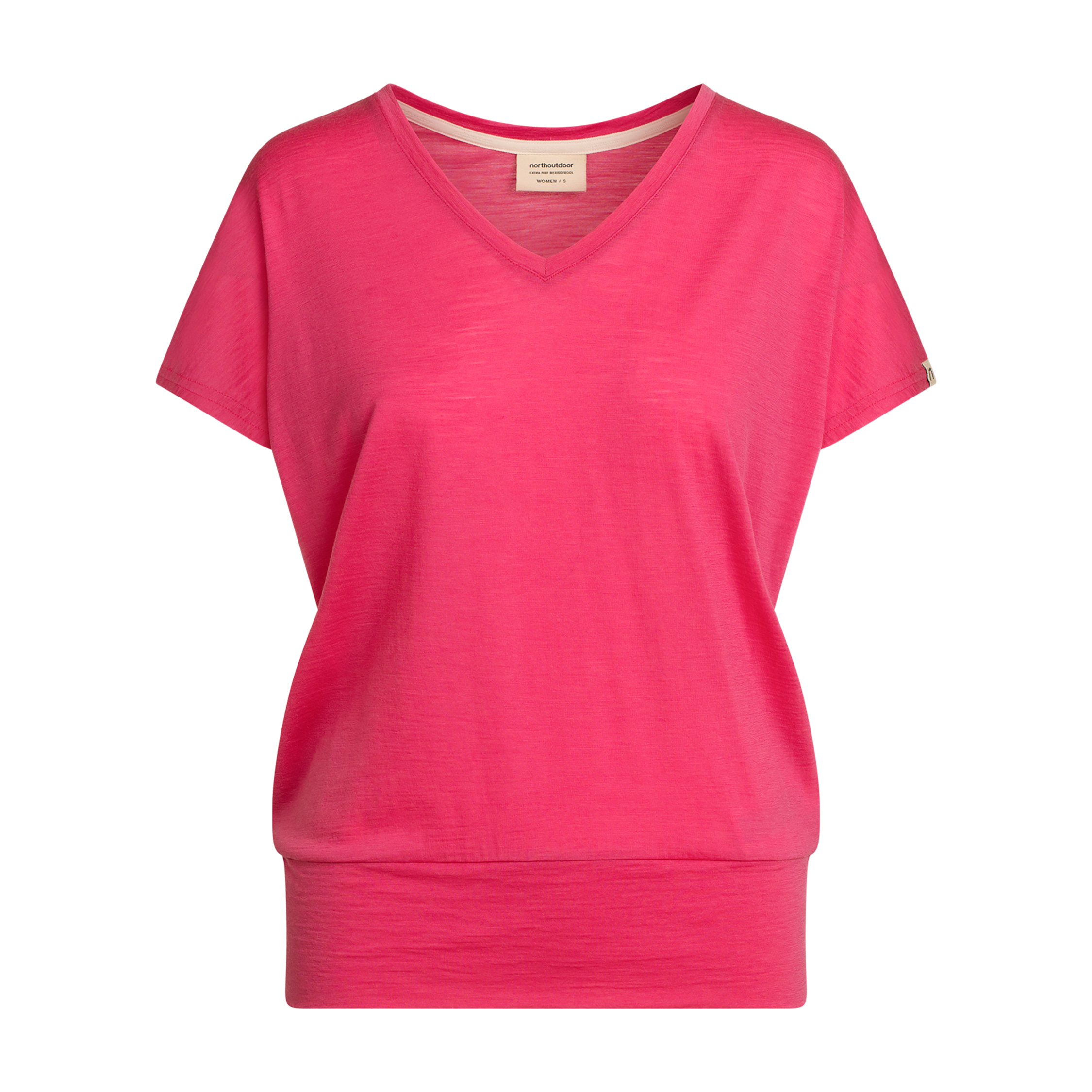 Eva merino T-paita W - pinkki