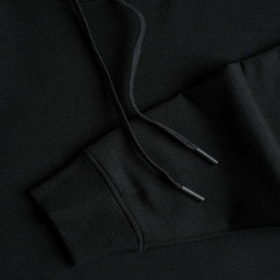 Kvalitet II All day 250 Merinofleece hoodie Isla för damer - svart