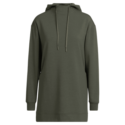 Kvalitet II All day 250 women's merinofleece hoodie Isla - nässla