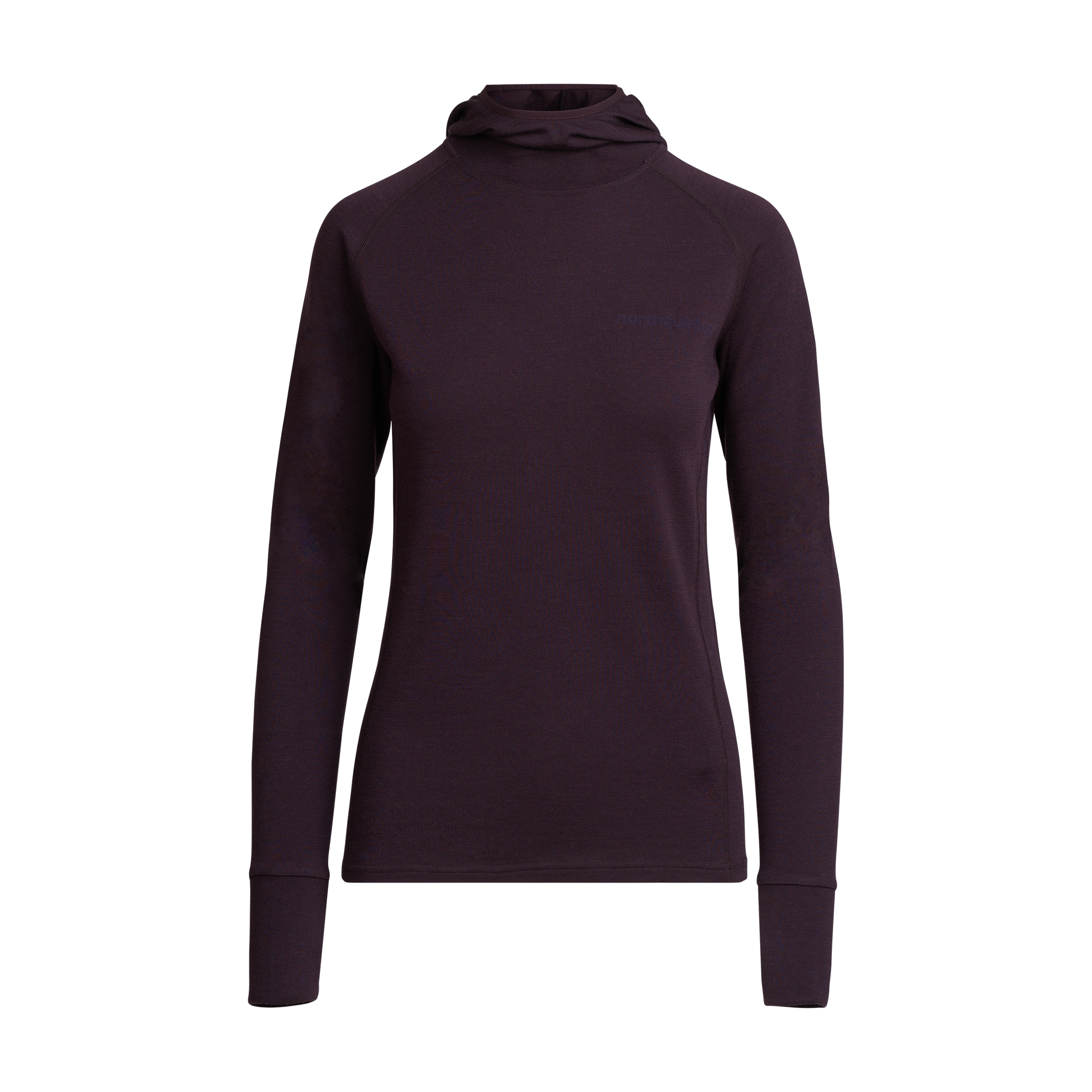 Sensitive 225 naisten aluskerroksen merinohuppari - munakoiso